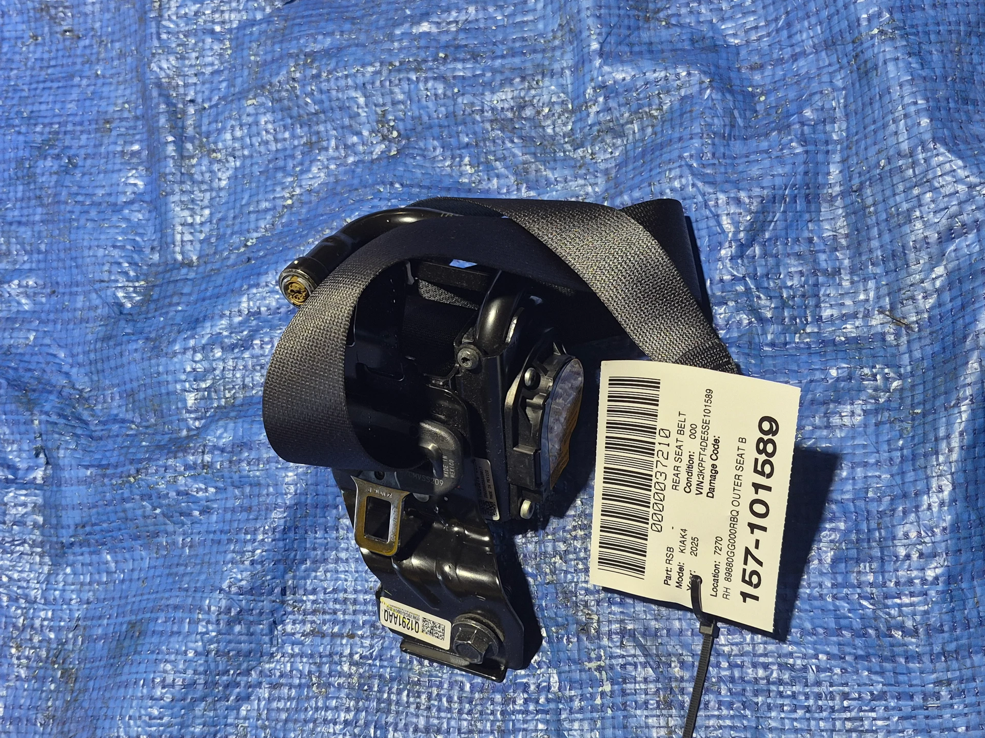 Rh Outer Seat Belt Assy · 1