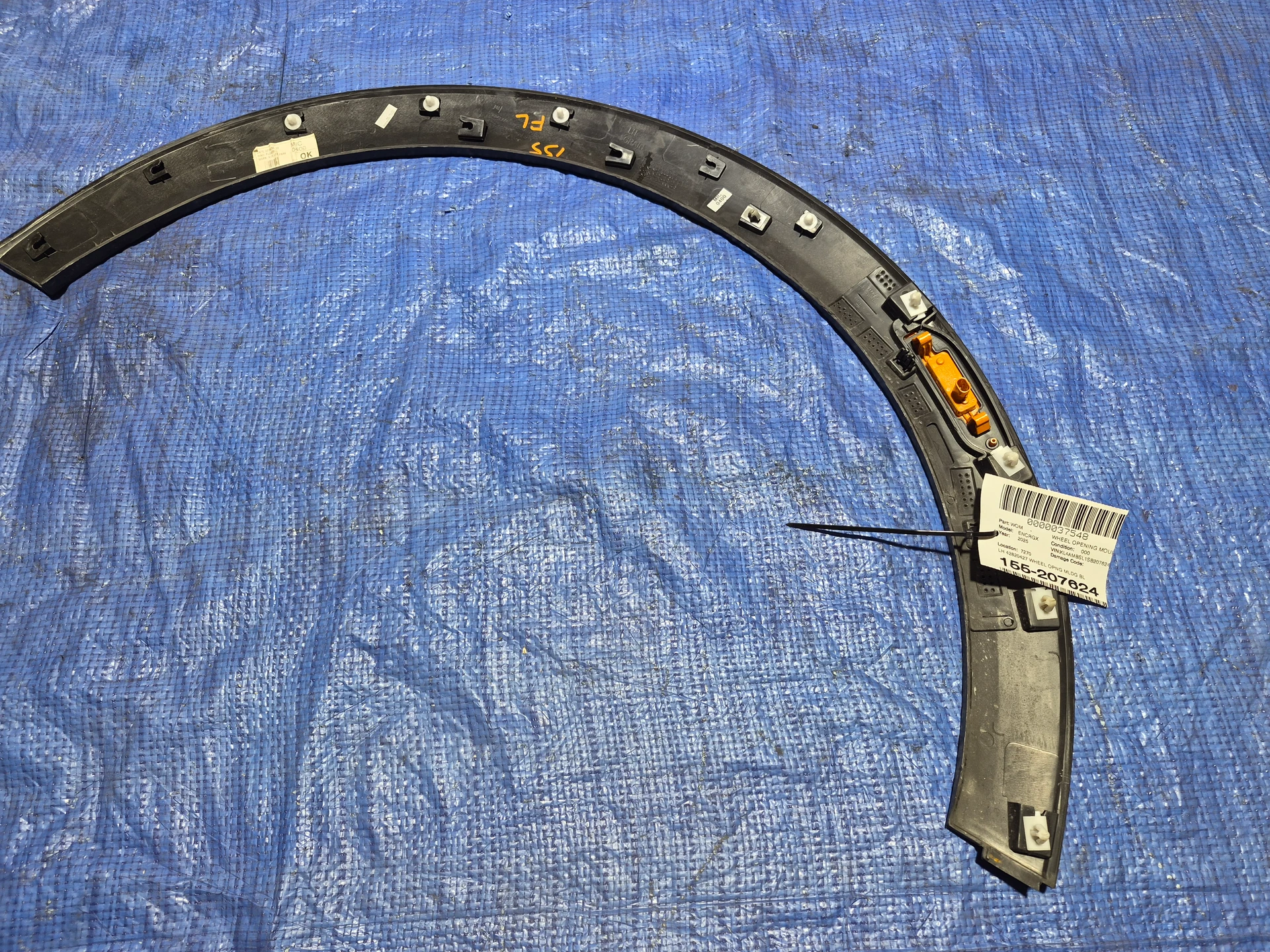 Lh Wheel Opng Mldg Black · 1