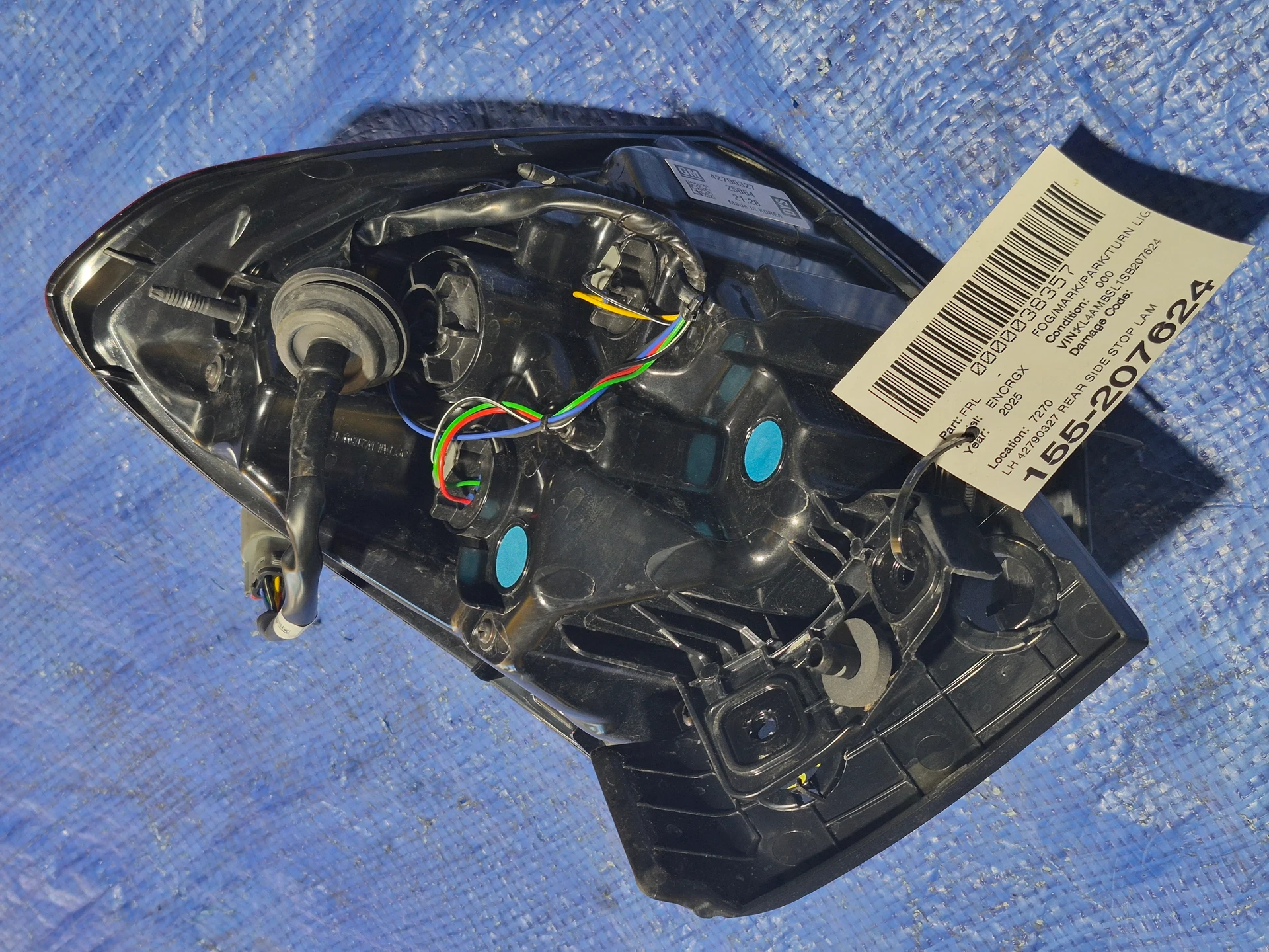 Lh Rear Side Stop Lamp · 2