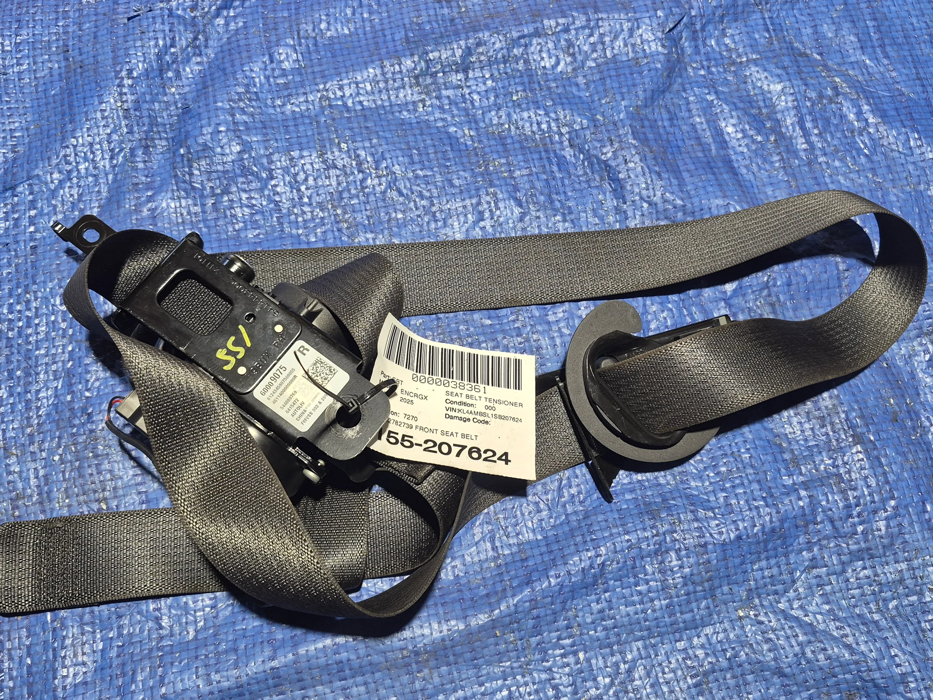 Rh Front Seat Belt · 1