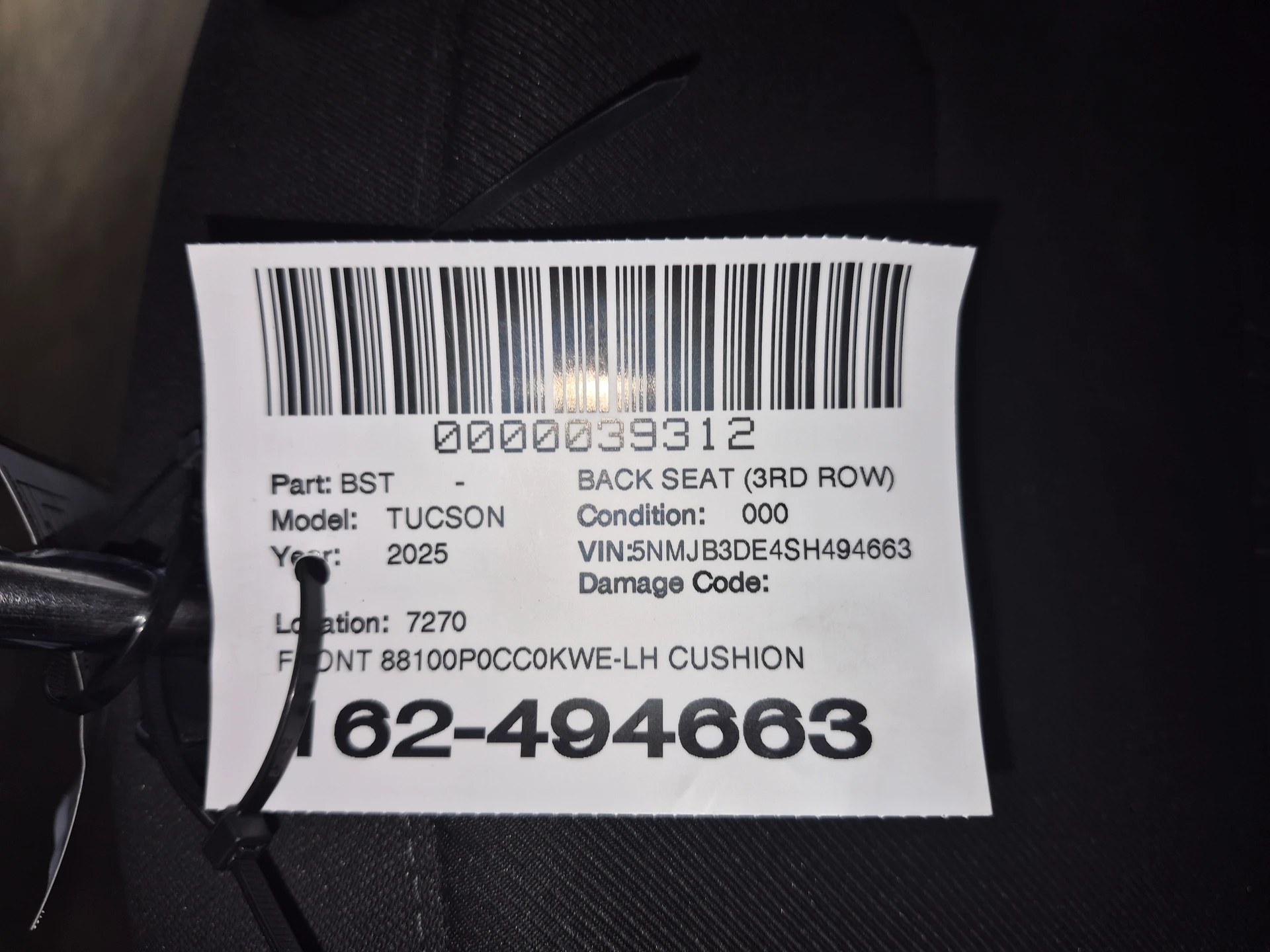 Front Cushion Assy · 2