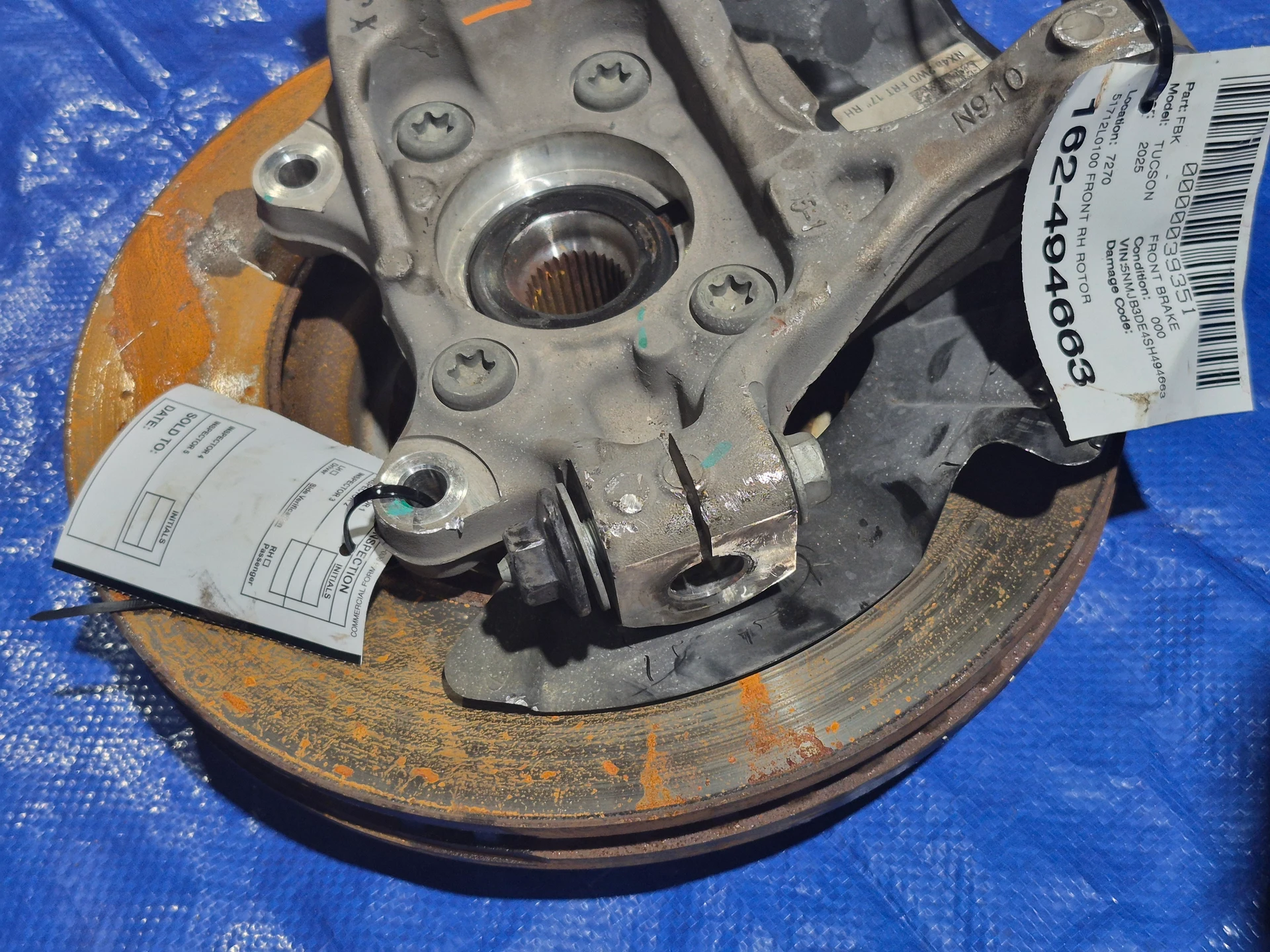 Front Rh Rotor · 1