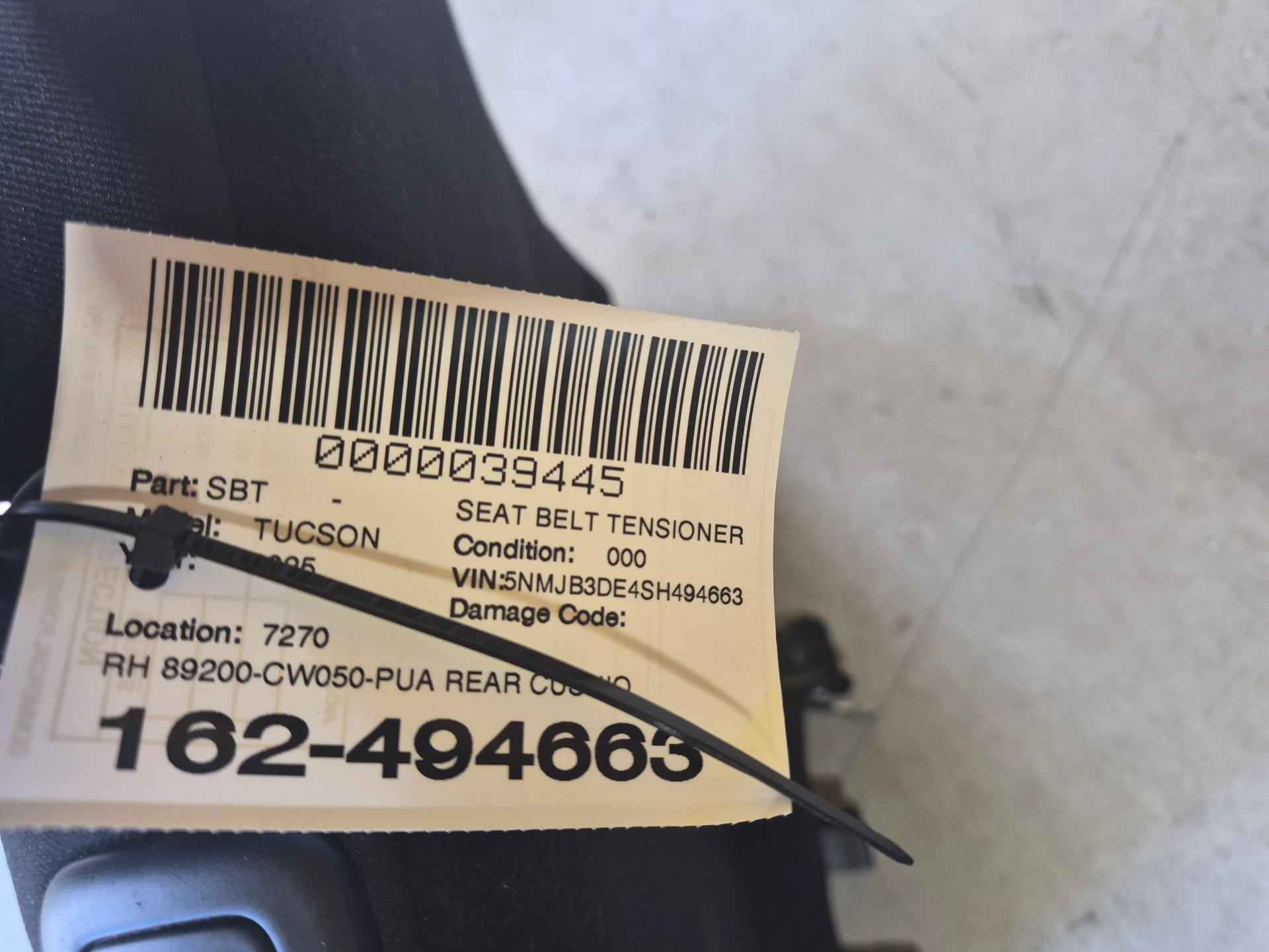 Rh Rear Cushion Assy · 2