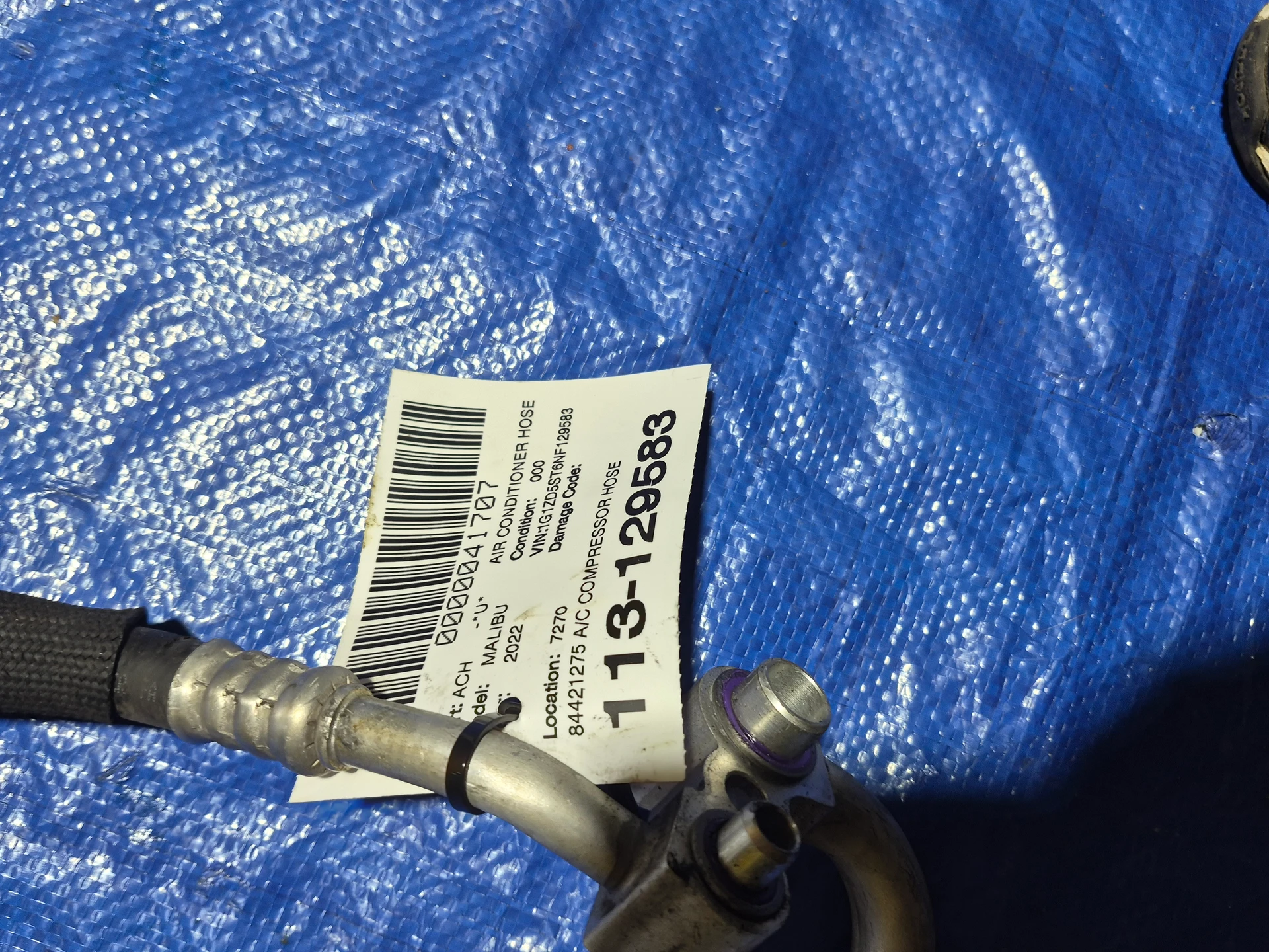 A/c Compressor Hose · 2
