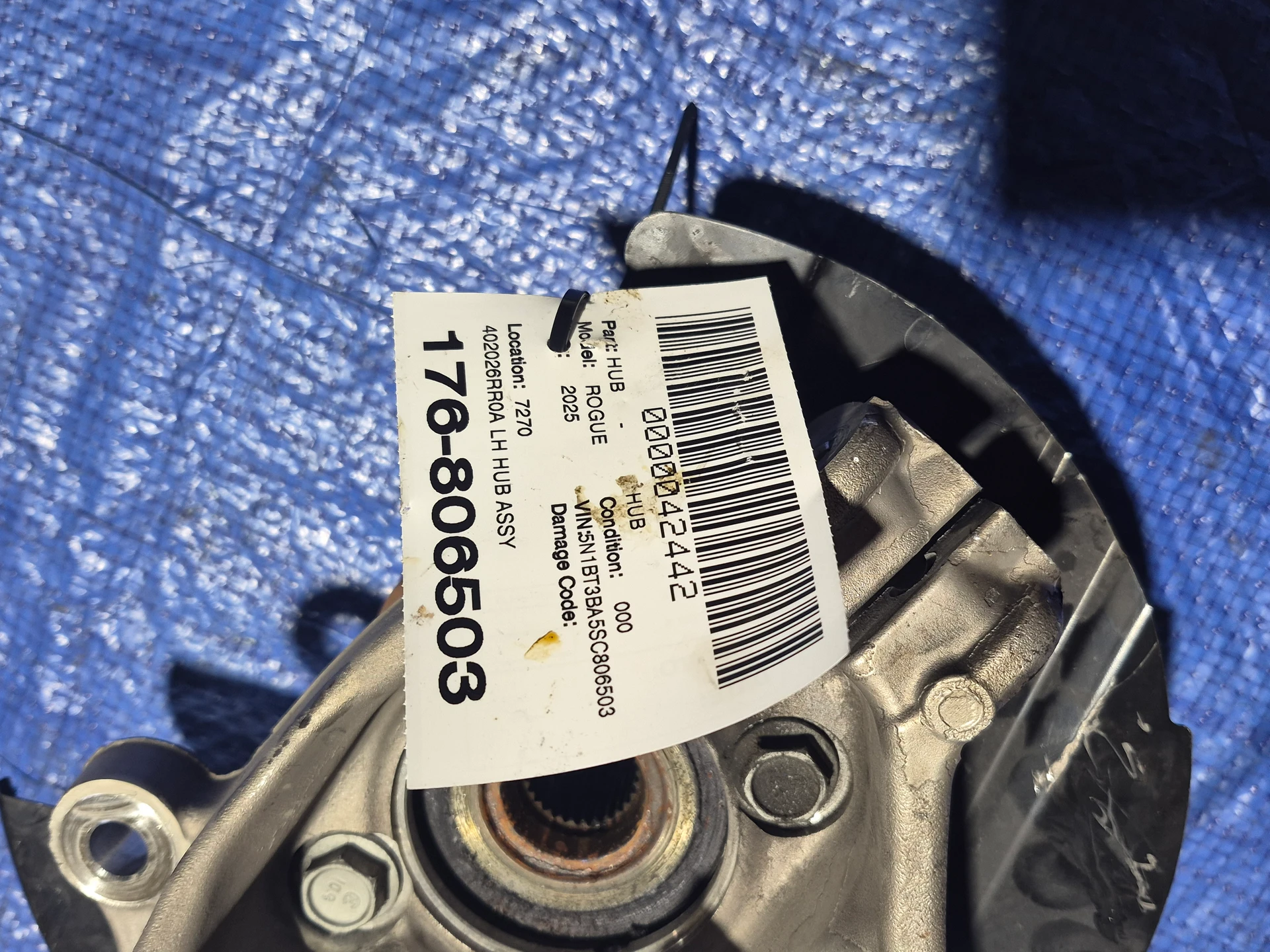 Lh Hub Assy · 2