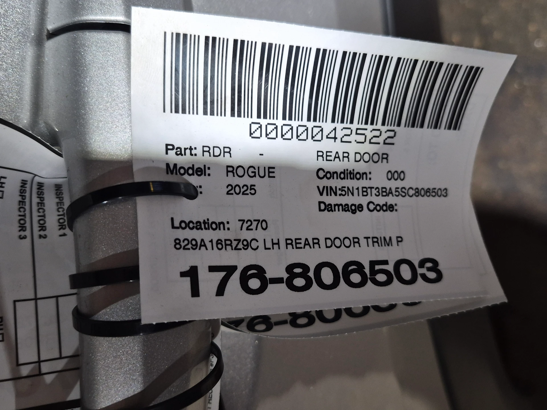 Lh Rear Window Regulator · 2