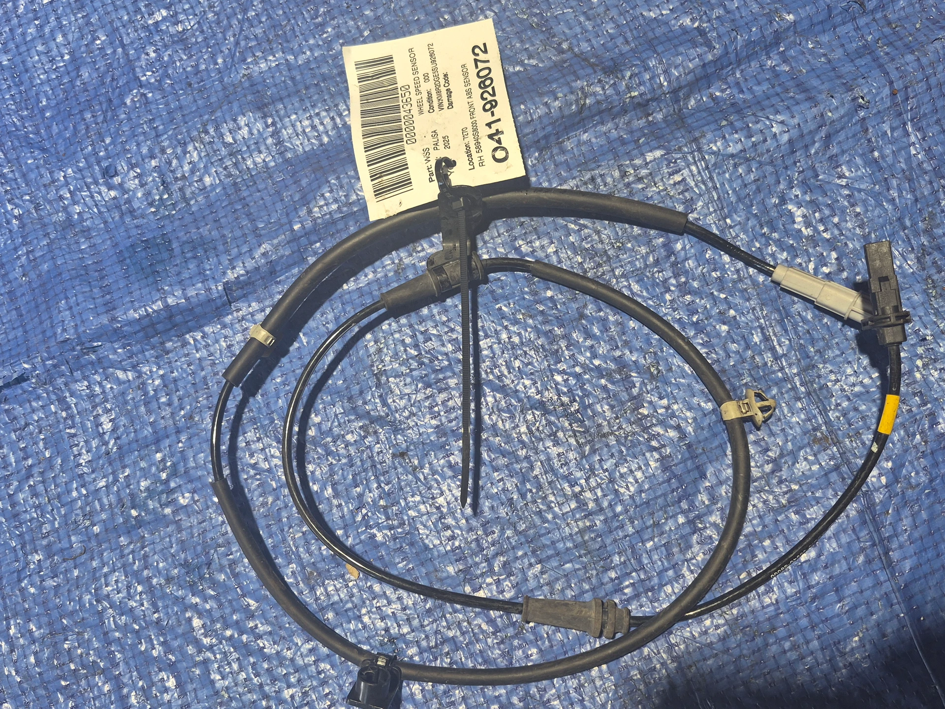 Rh Front Abs Sensor · 1