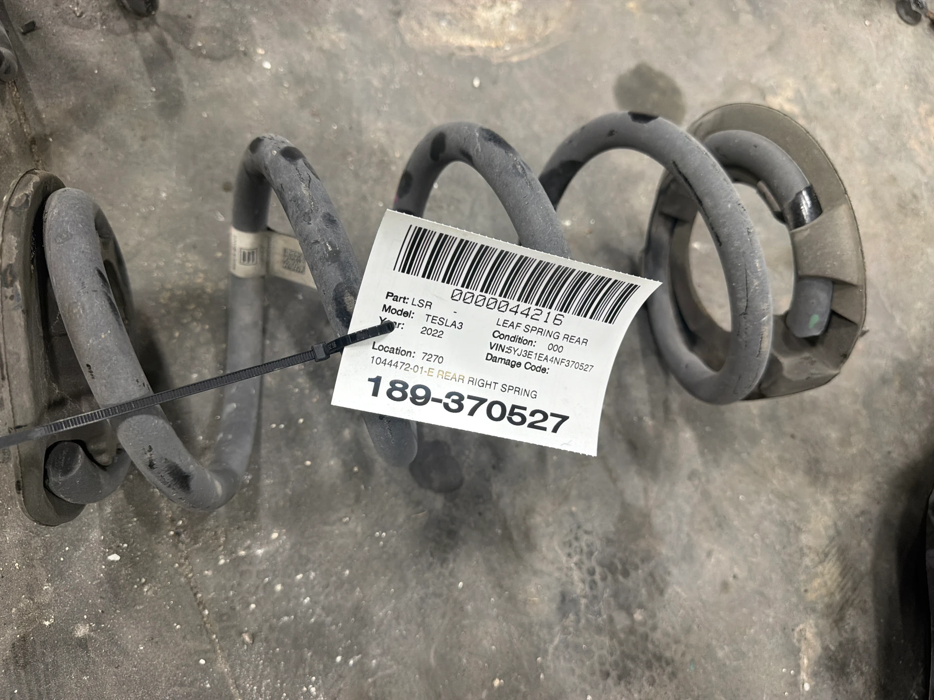 Rear Right Spring · 1