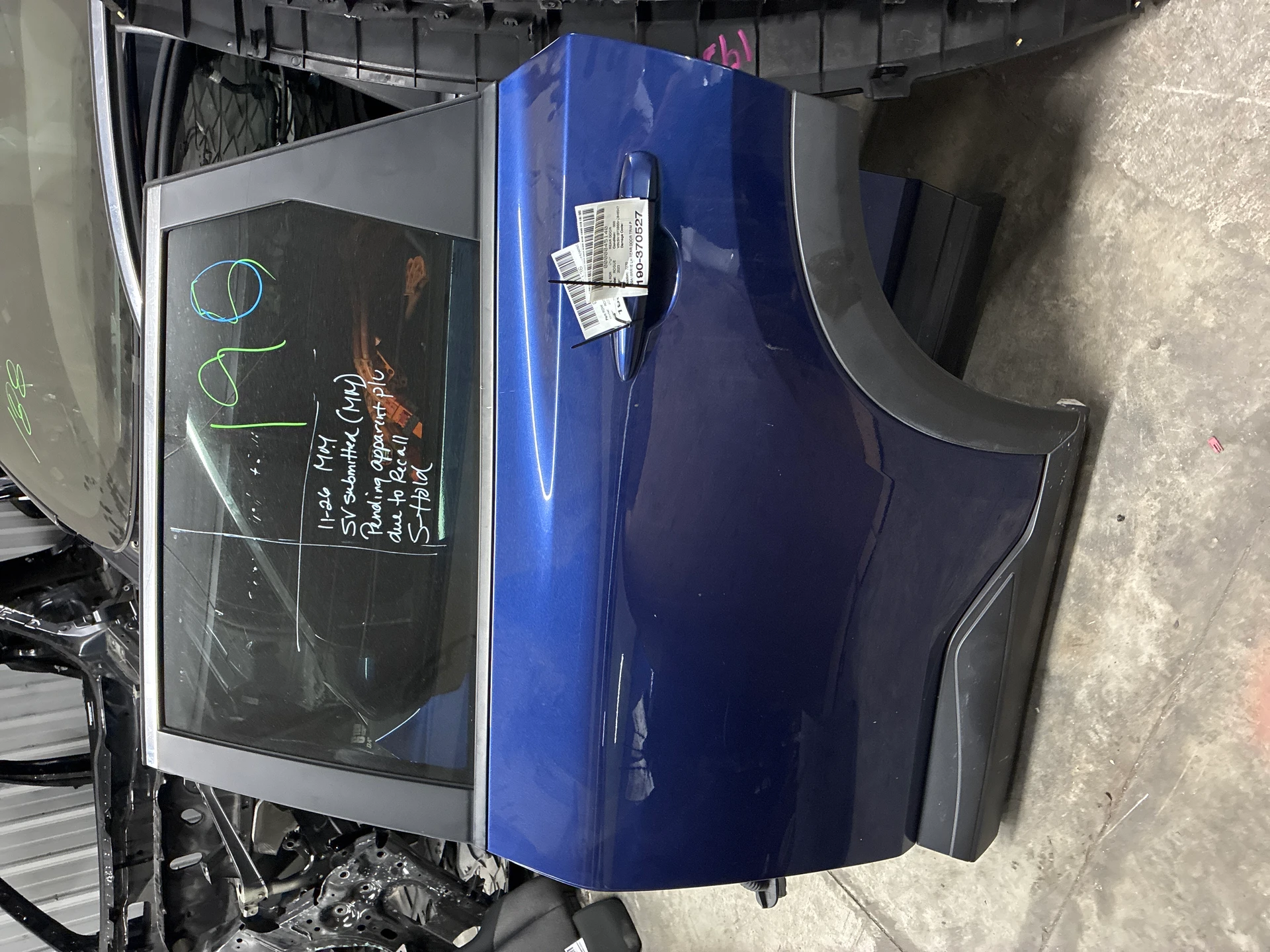 Lh Rear Door Glass · 1