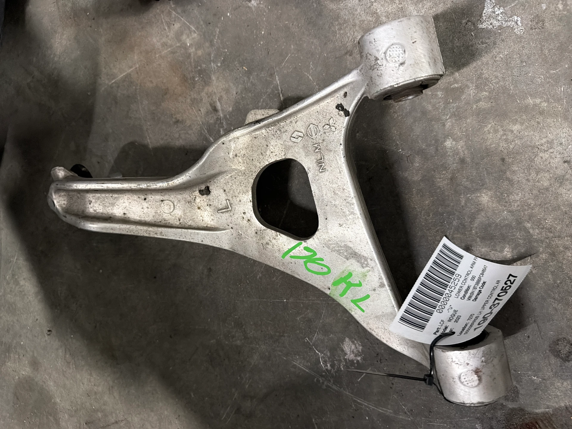 Lh Upper Control Arm · 1