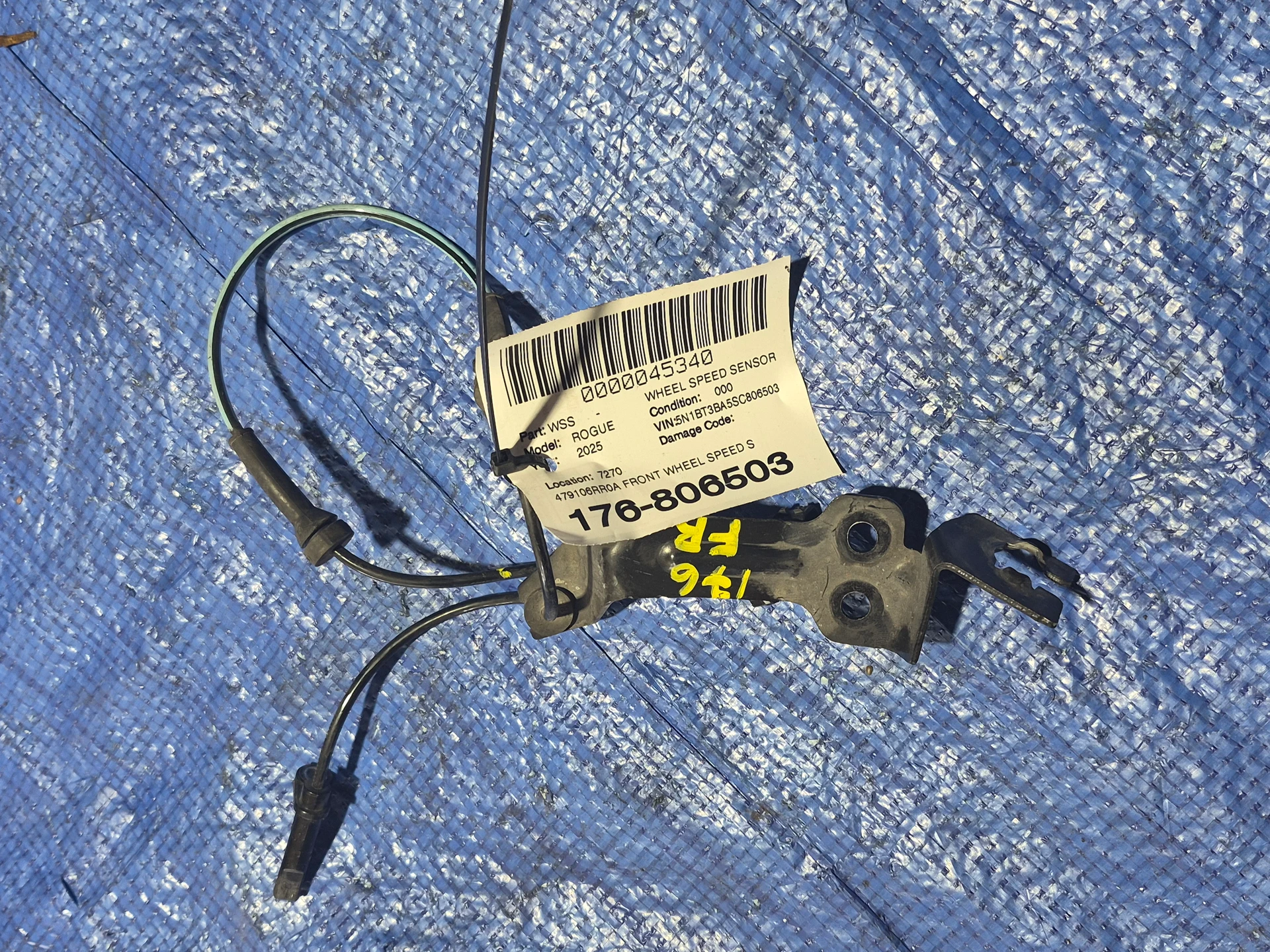 Front Wheel Speed Sensor · 1