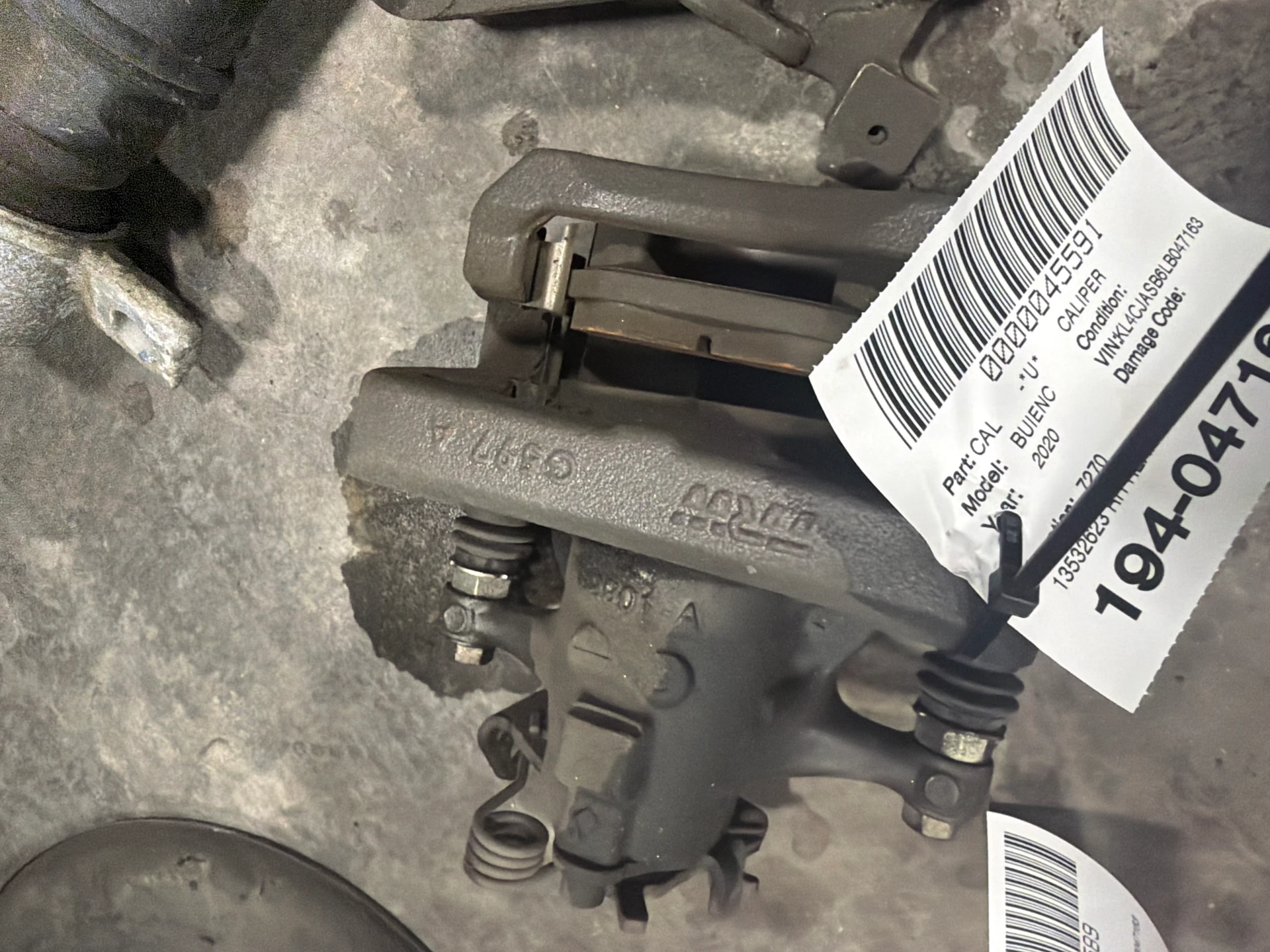 Rh Rear Caliper · 1