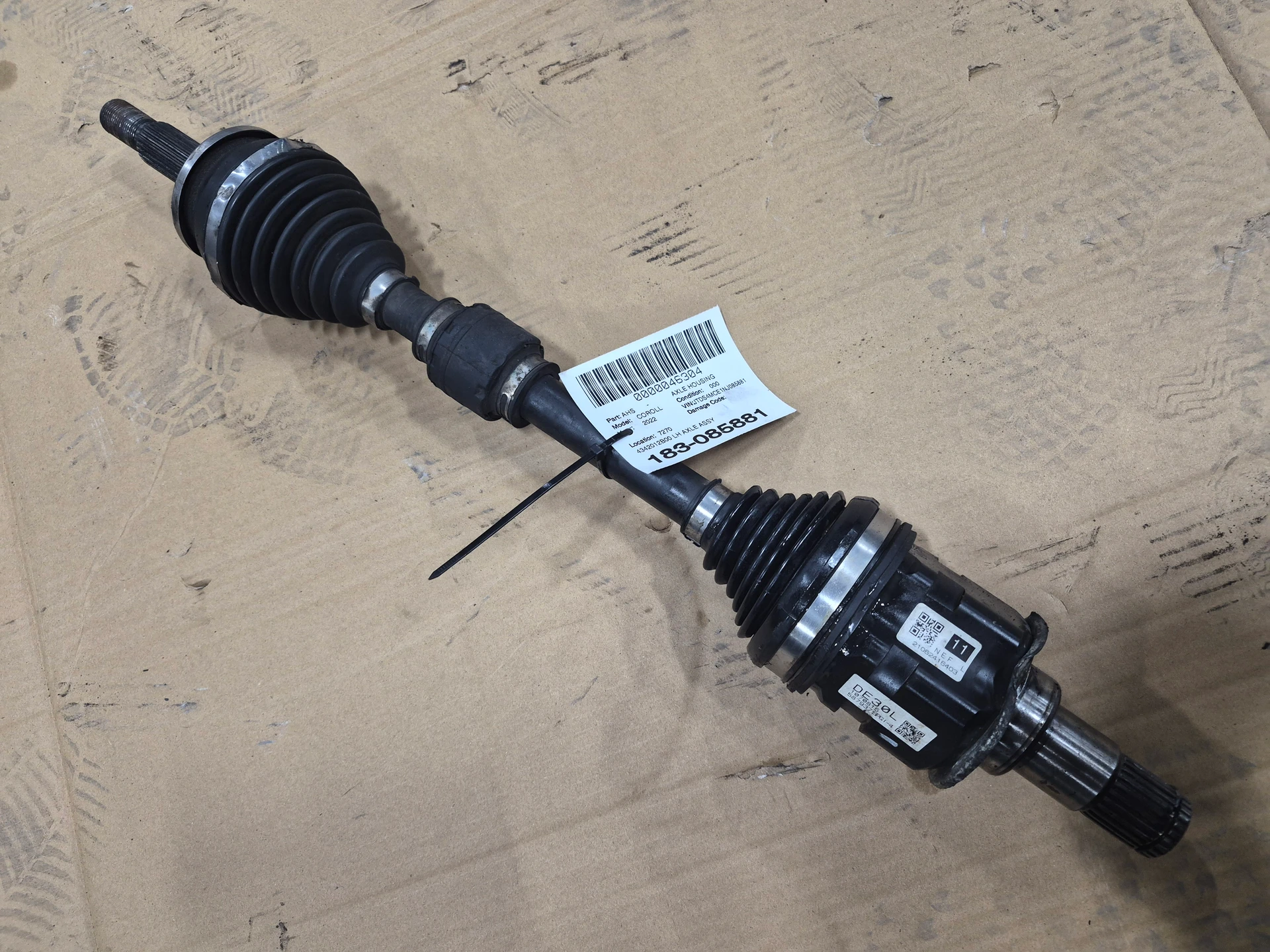 Lh Axle Assy · 1