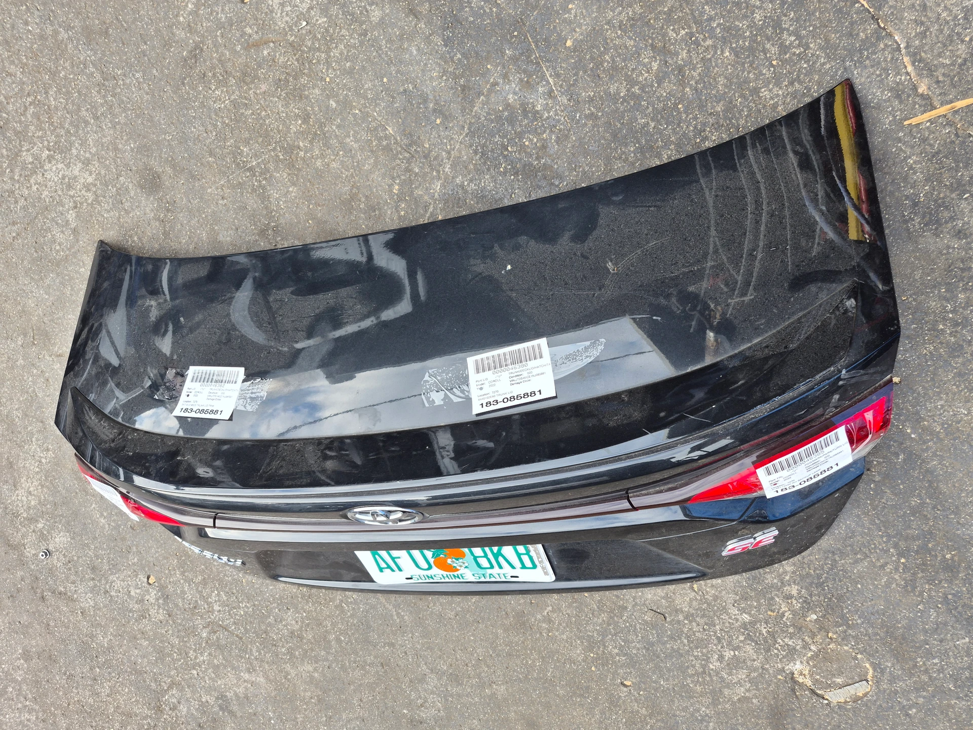Trunk Lid Trim · 1