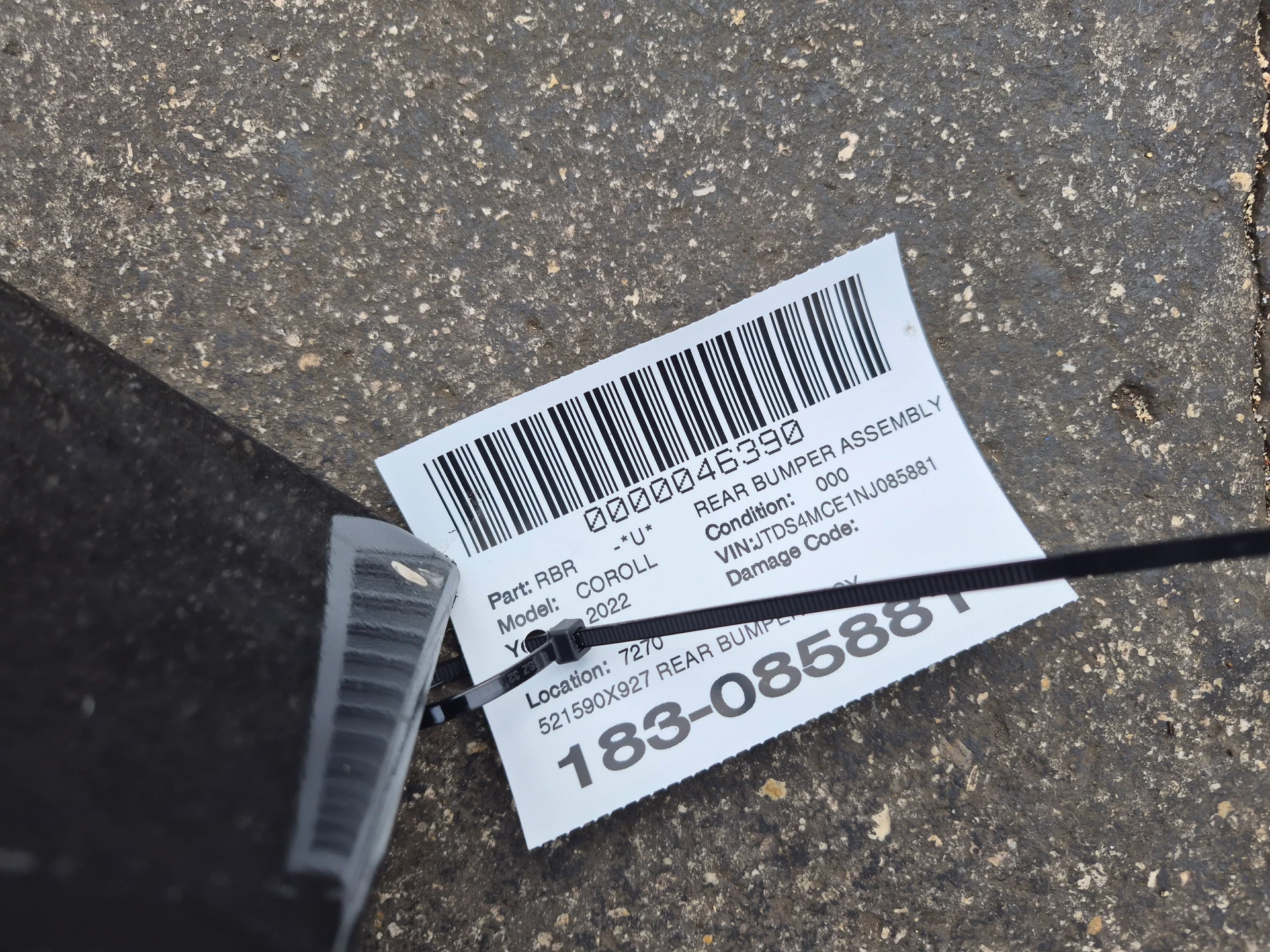 Rear Bumper Assy · 2