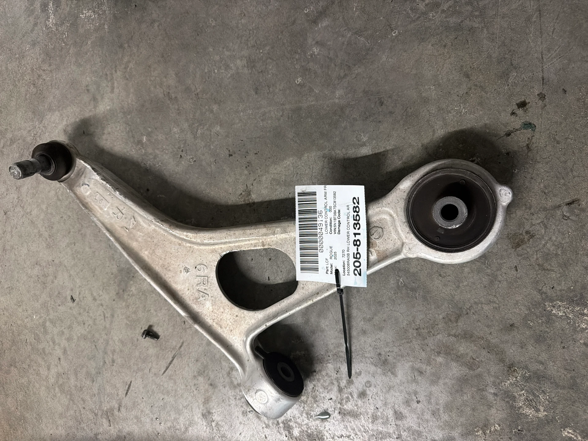 Rh Lower Control Arm · 1
