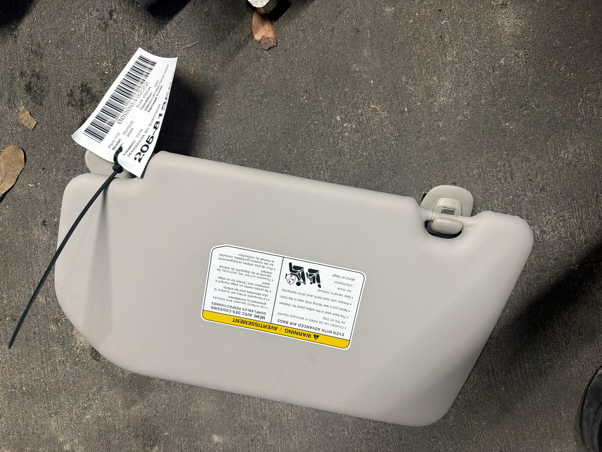 Rh Sunvisor · 1