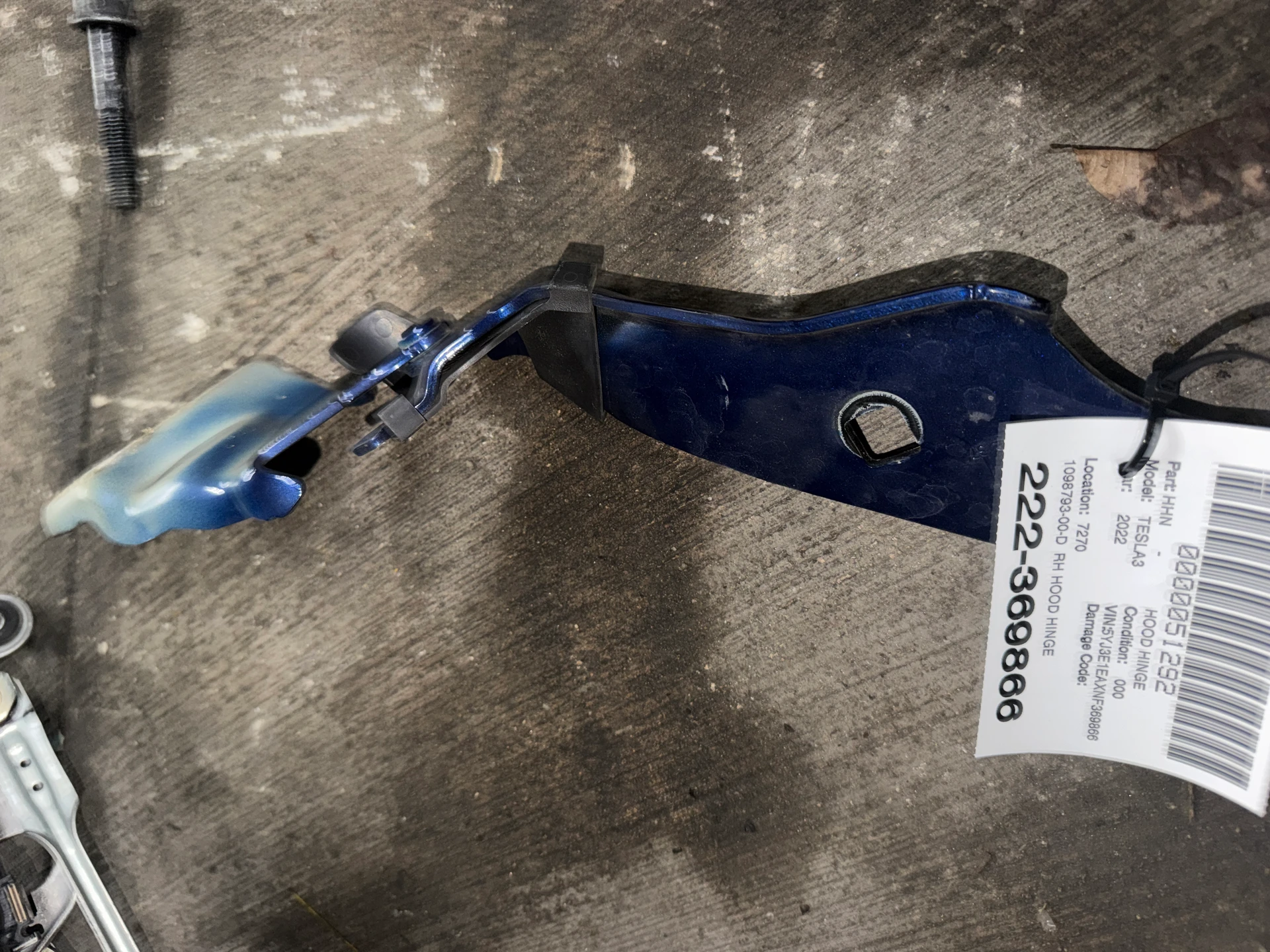Rh Hood Hinge · 1