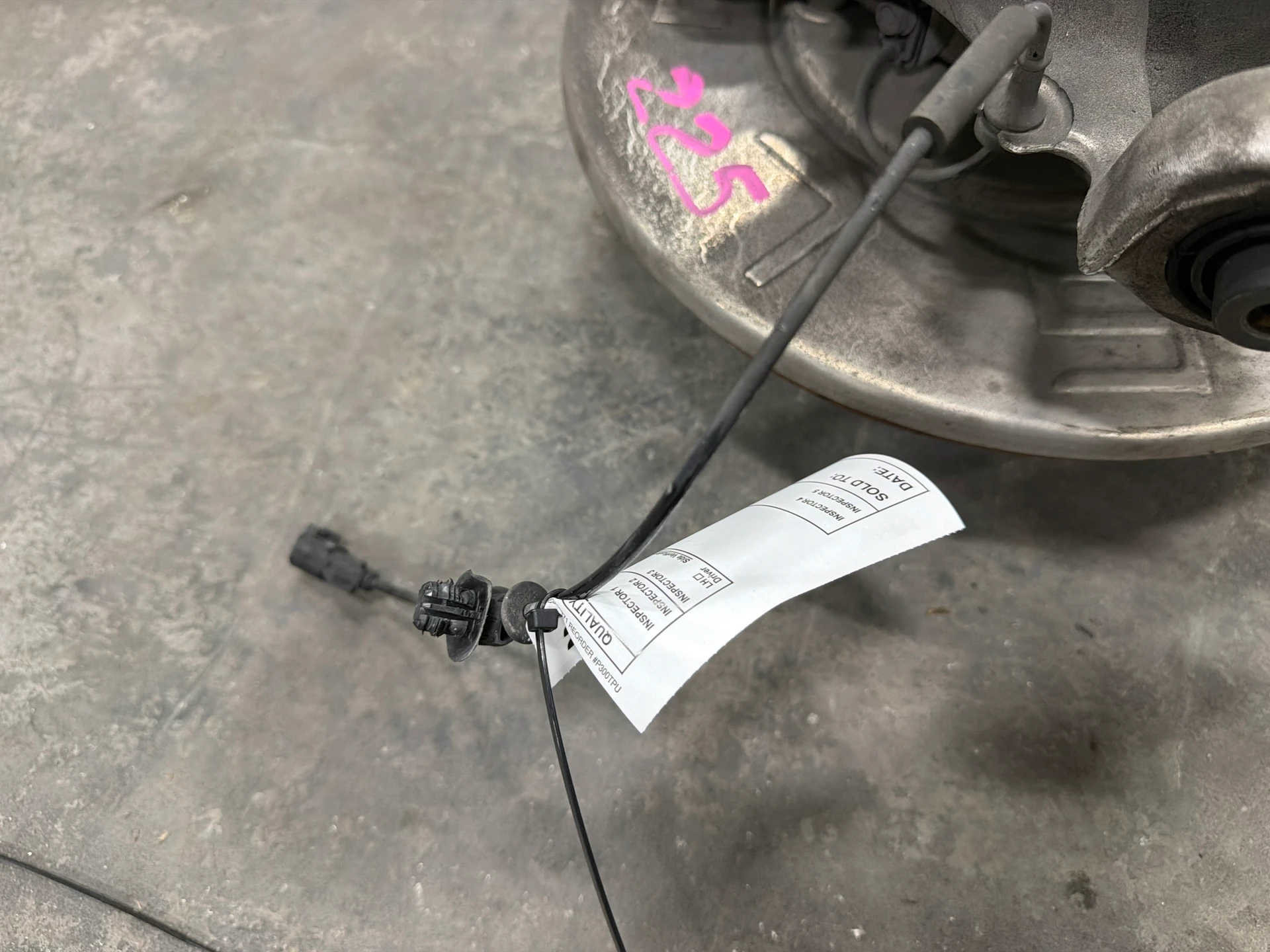 Rear Wheel Speed Sensor · 1