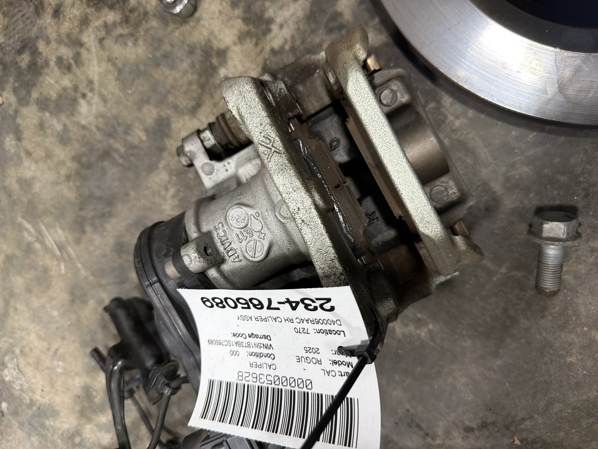 Rh Caliper Assy · 1