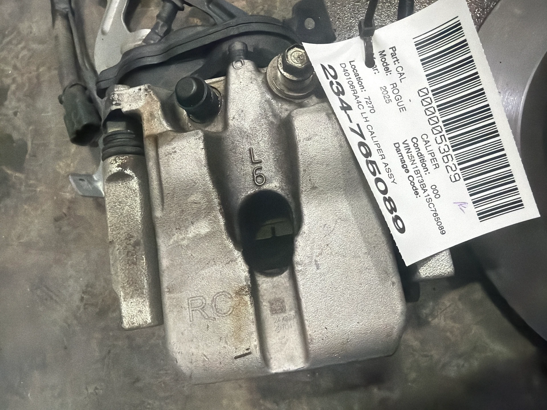 Lh Caliper Assy · 1