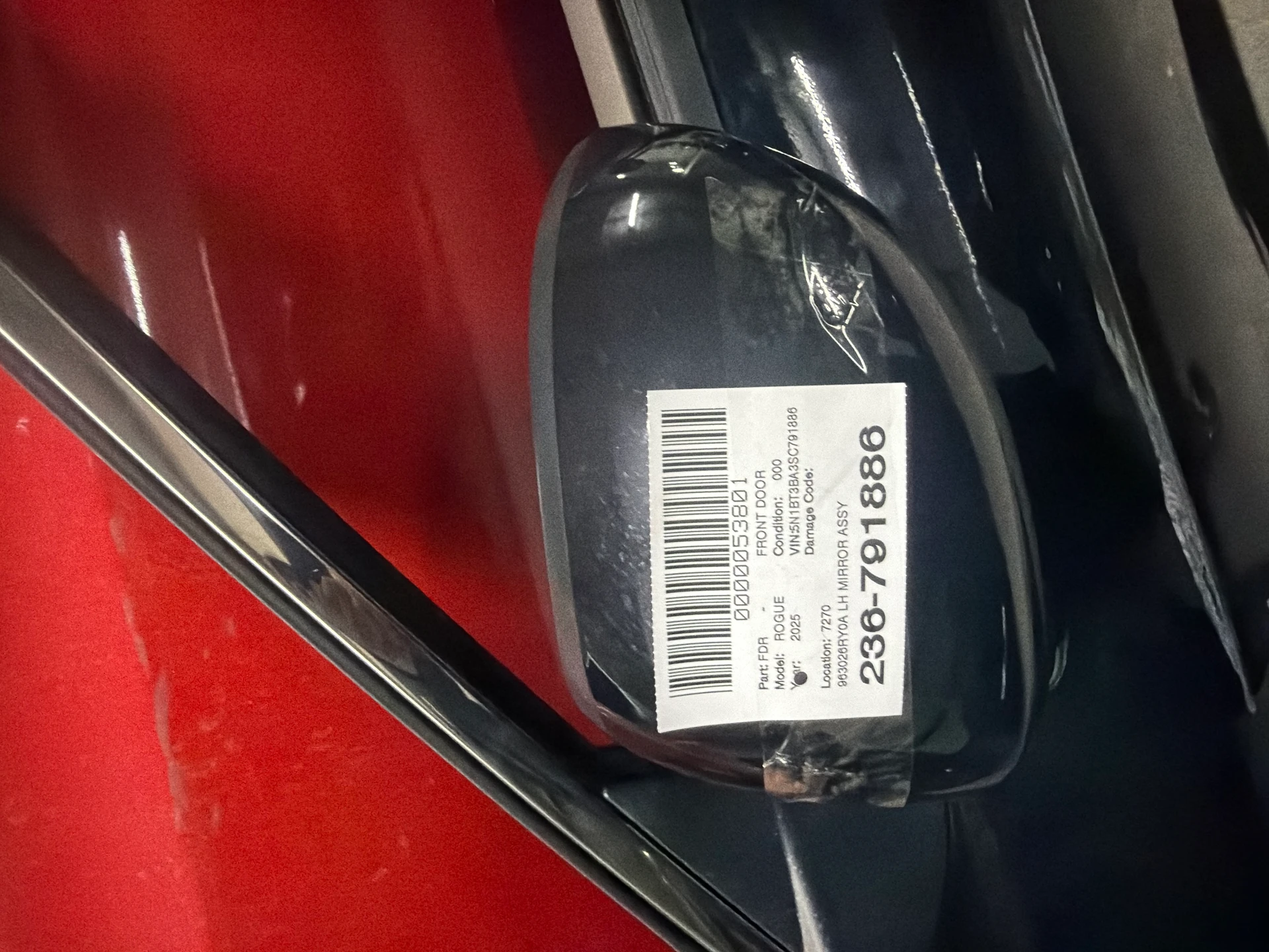 Lh Mirror Assy · 1