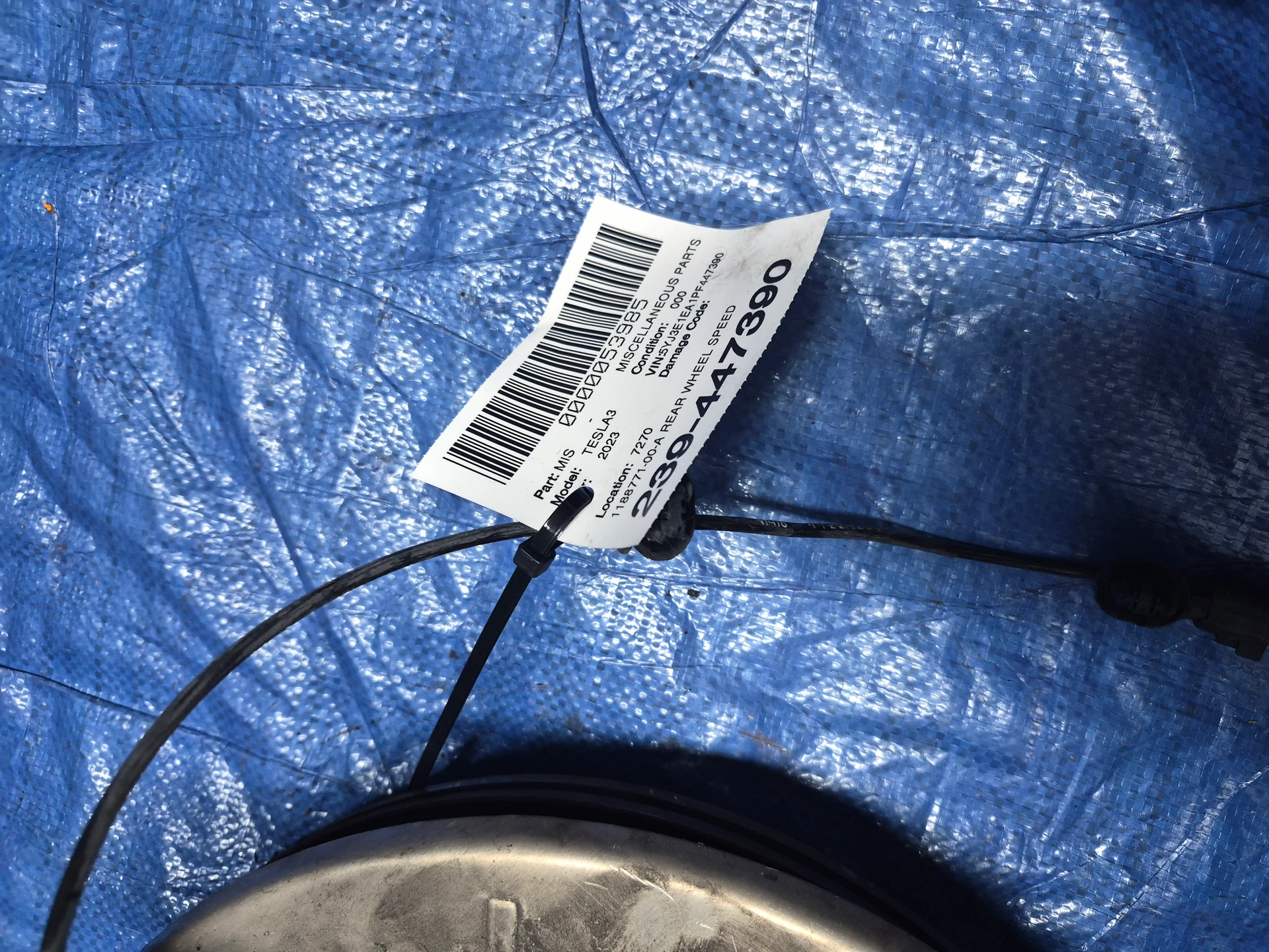 Rear Wheel Speed Sensor · 1