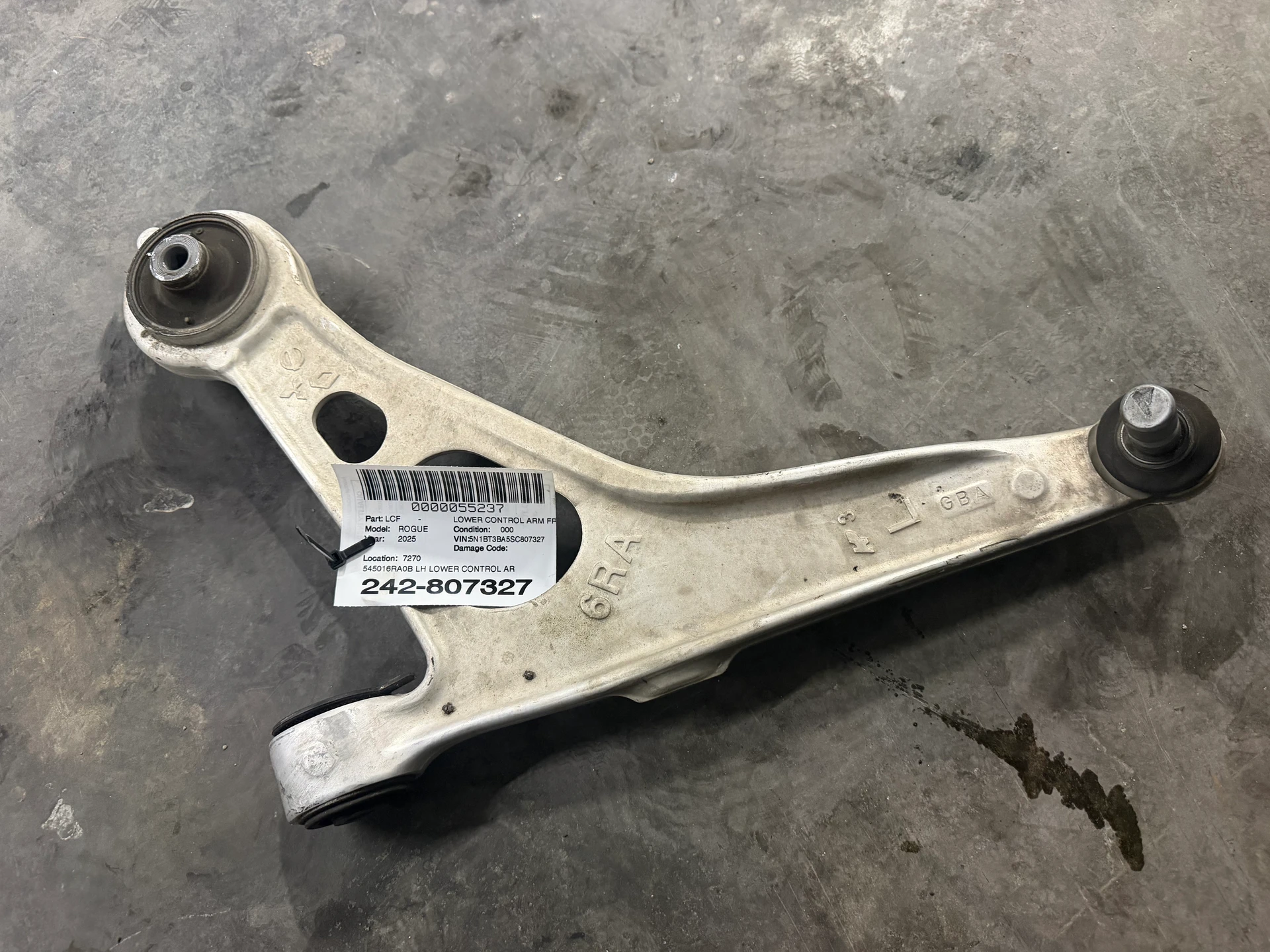 Lh Lower Control Arm · 1