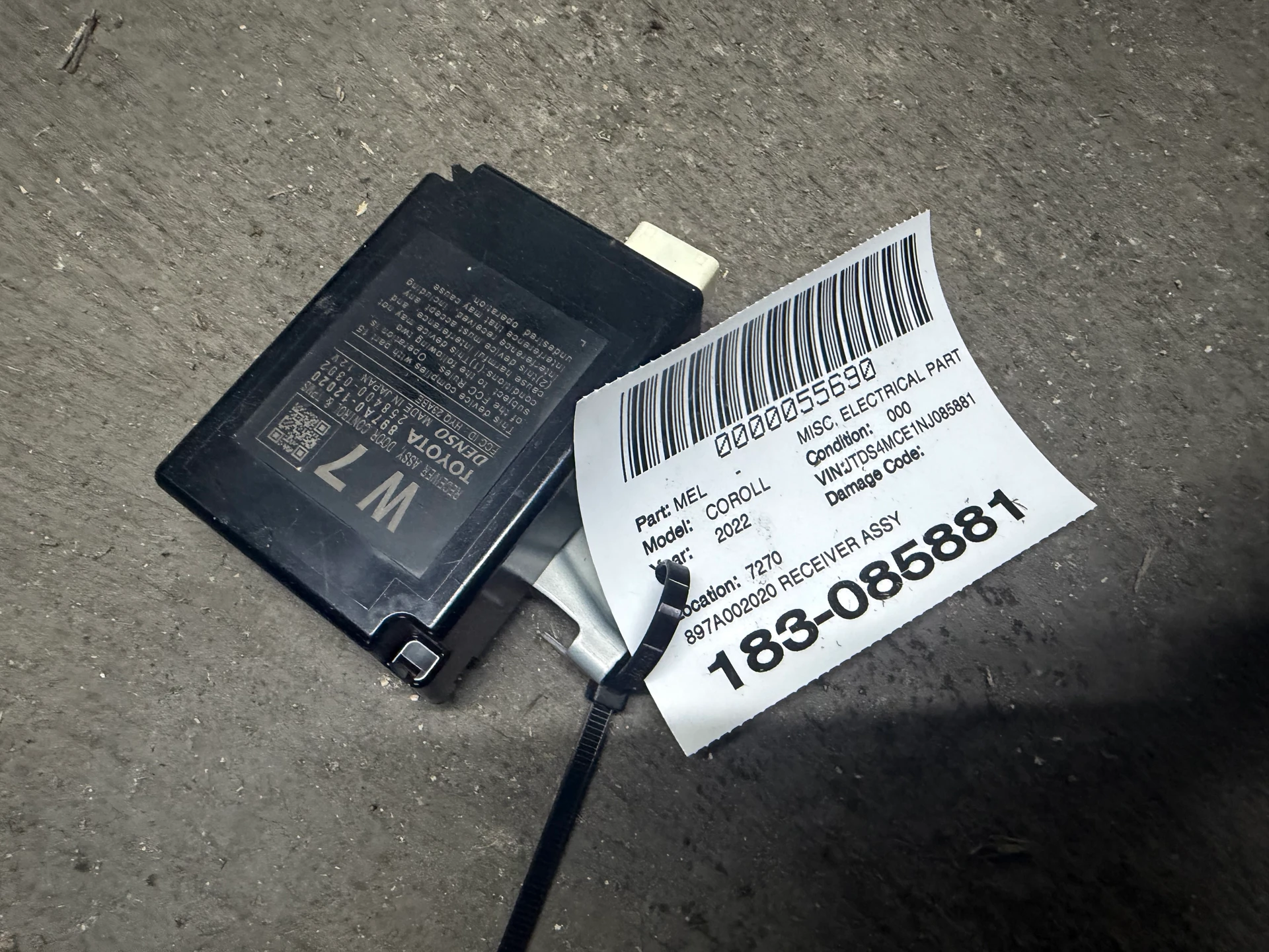 Receiver Assy · 1