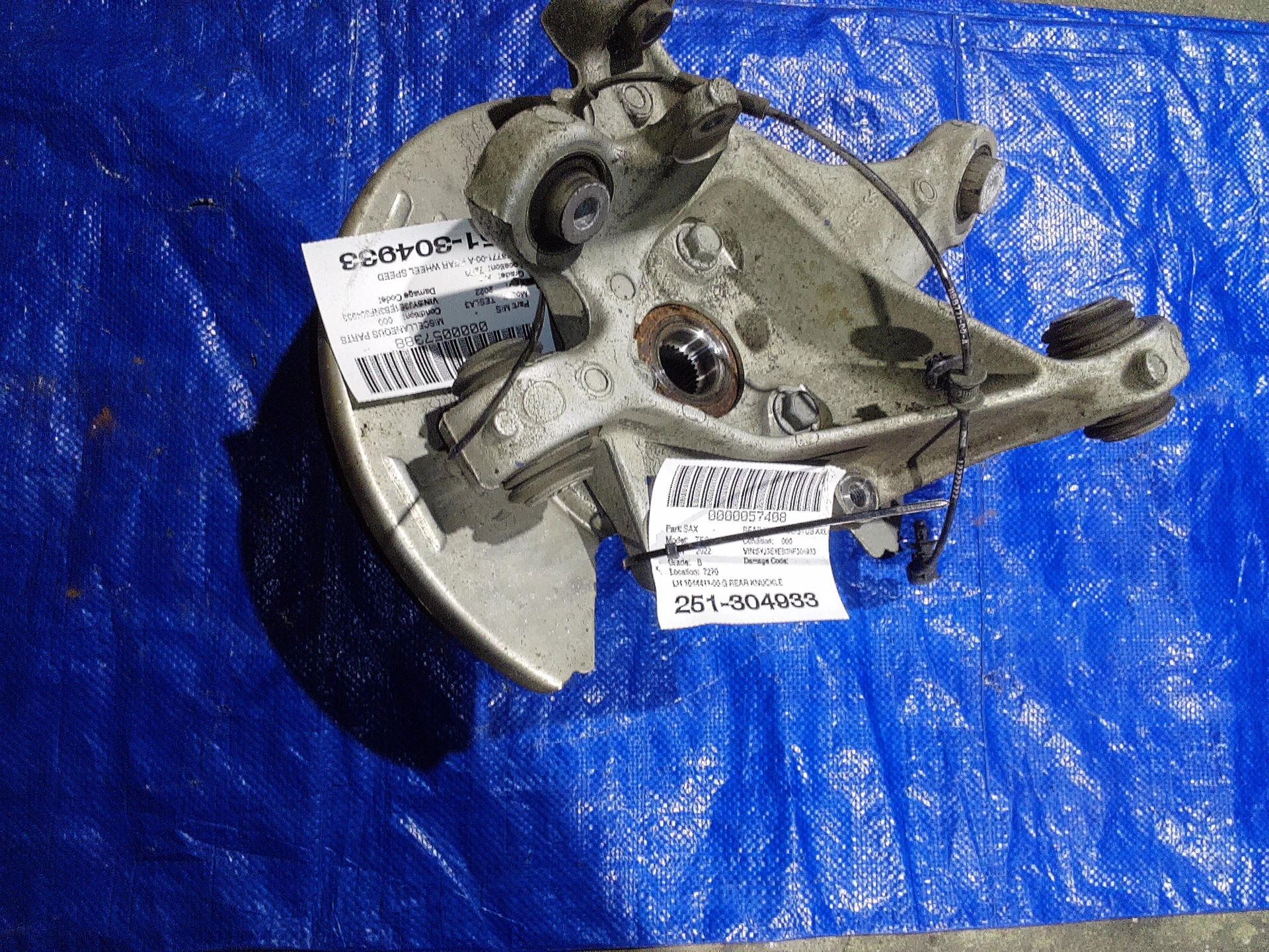 Rear Wheel Speed Sensor · 1