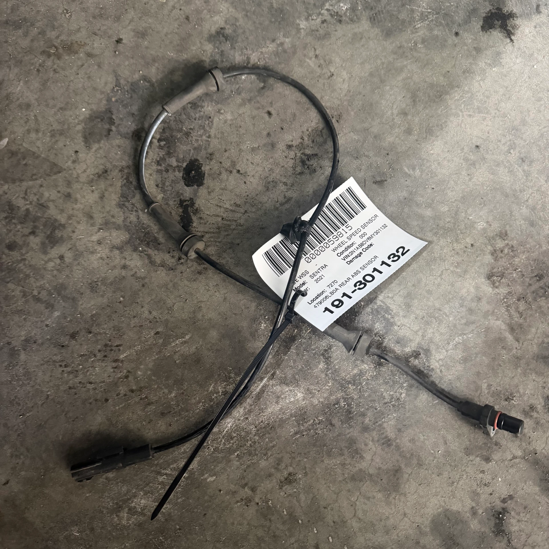 Rear Abs Sensor · 1