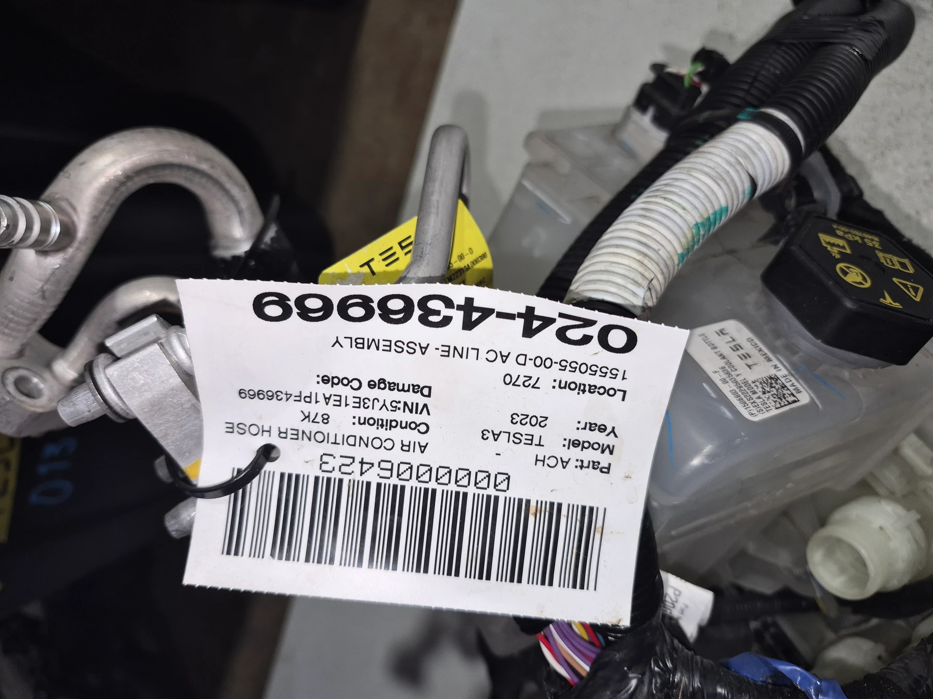 Ac Line- Assembly- Manifold To Hvac- M3 · 2