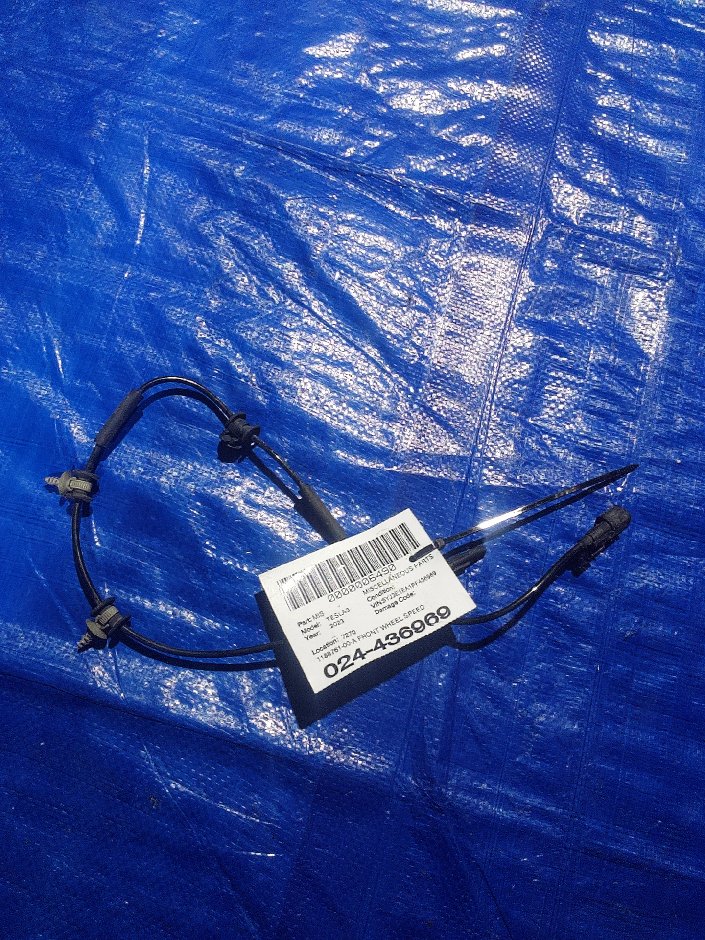 Front Wheel Speed Sensor · 1