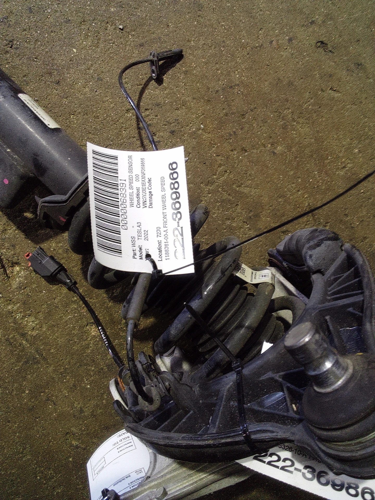 Front Wheel Speed Sensor · 1