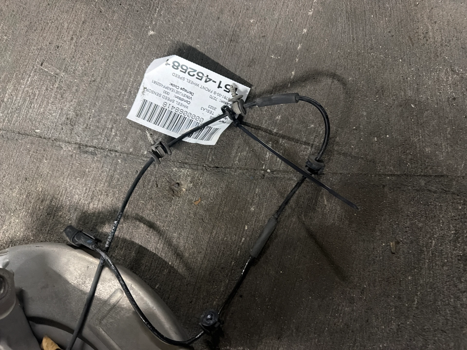 Front Wheel Speed Sensor · 1