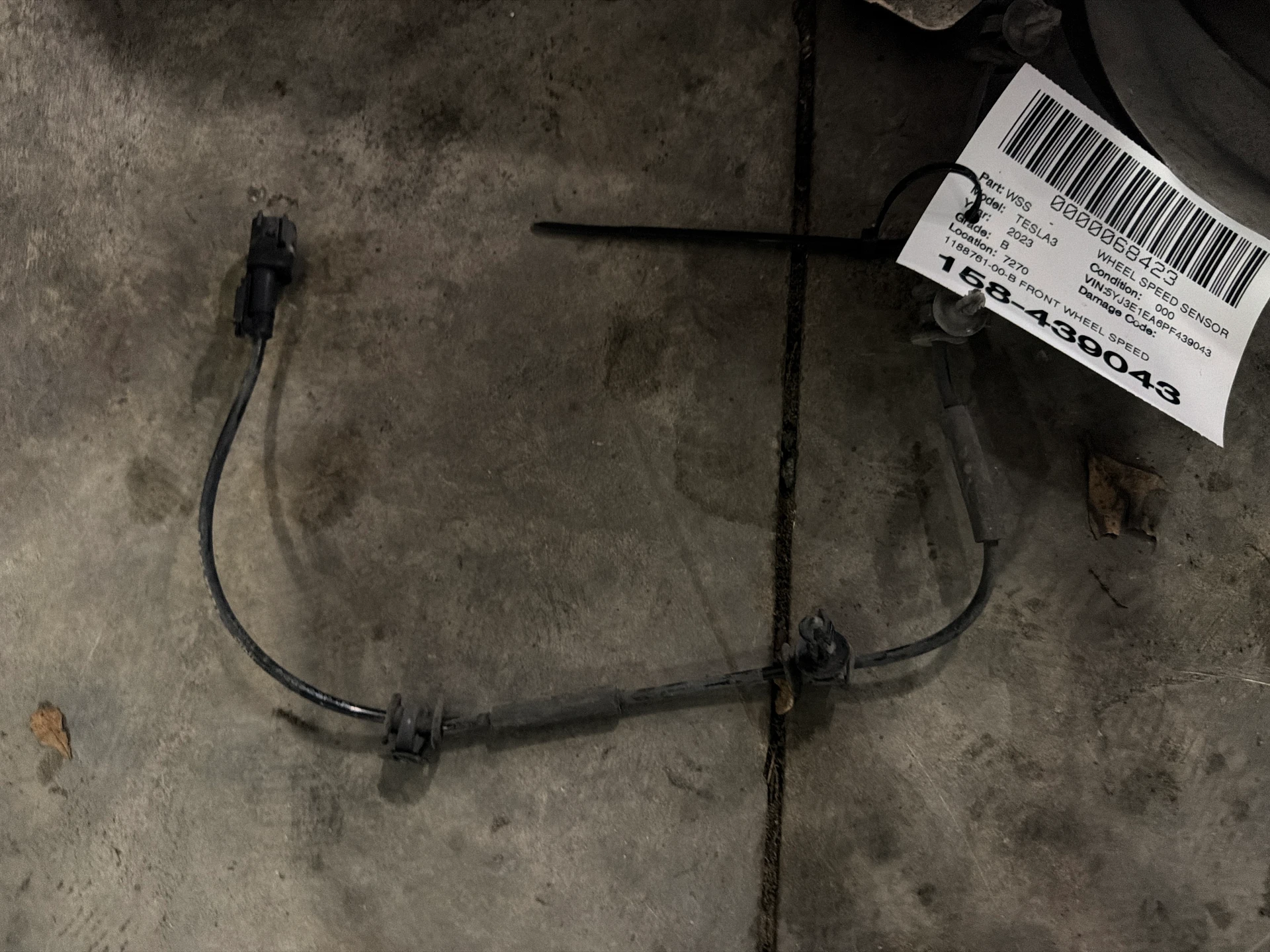 Front Wheel Speed Sensor · 1