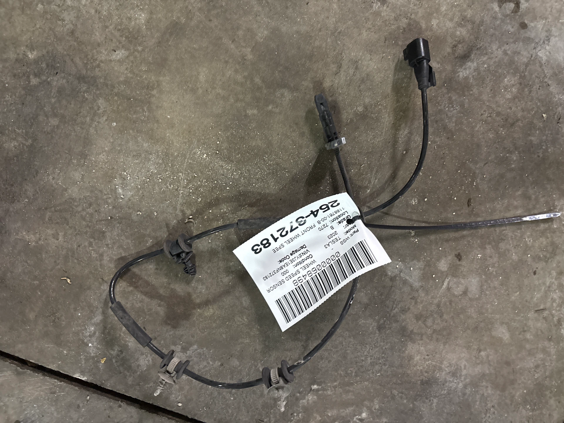 Front Wheel Speed Sensor · 1