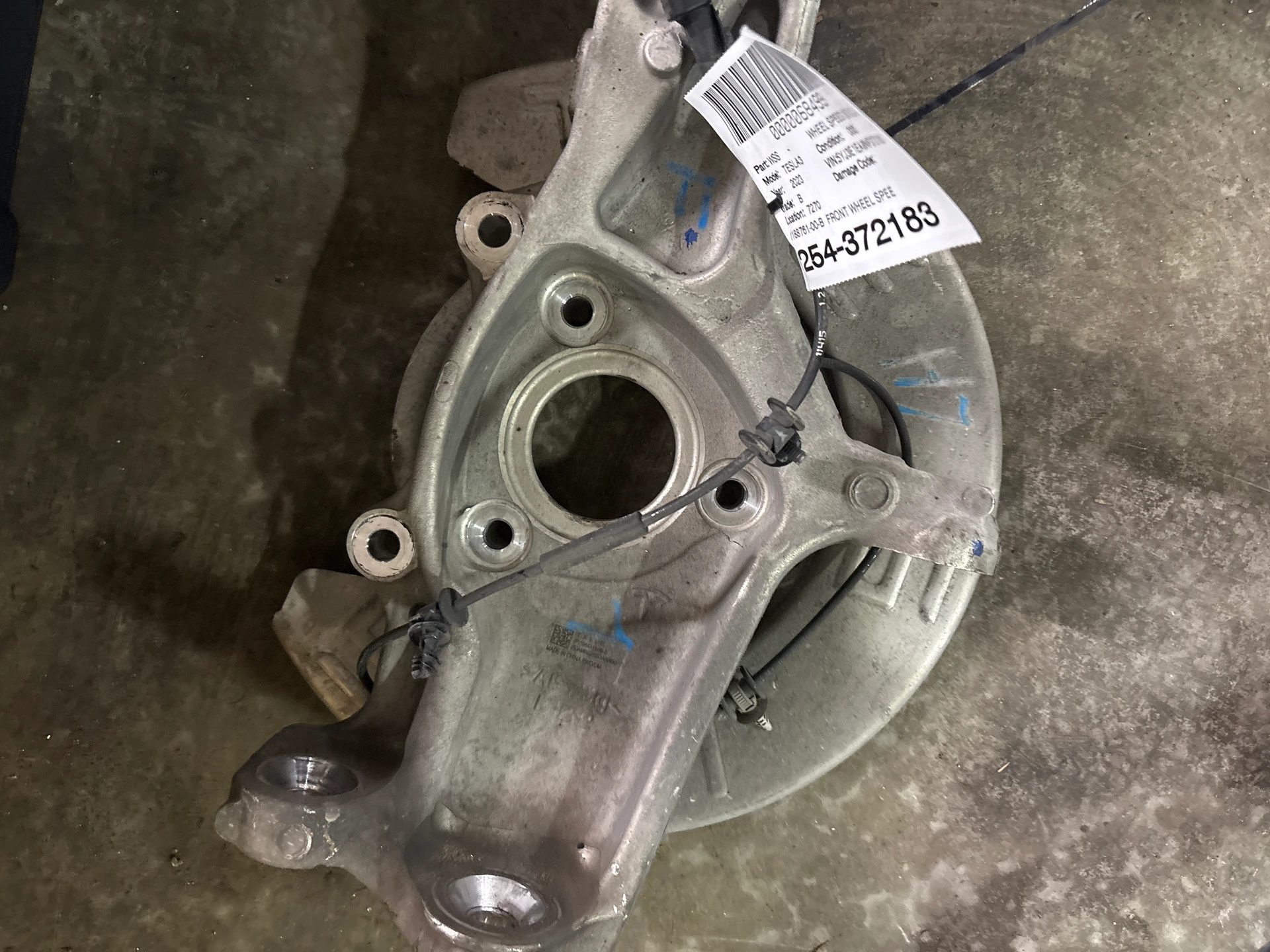 Front Wheel Speed Sensor · 1