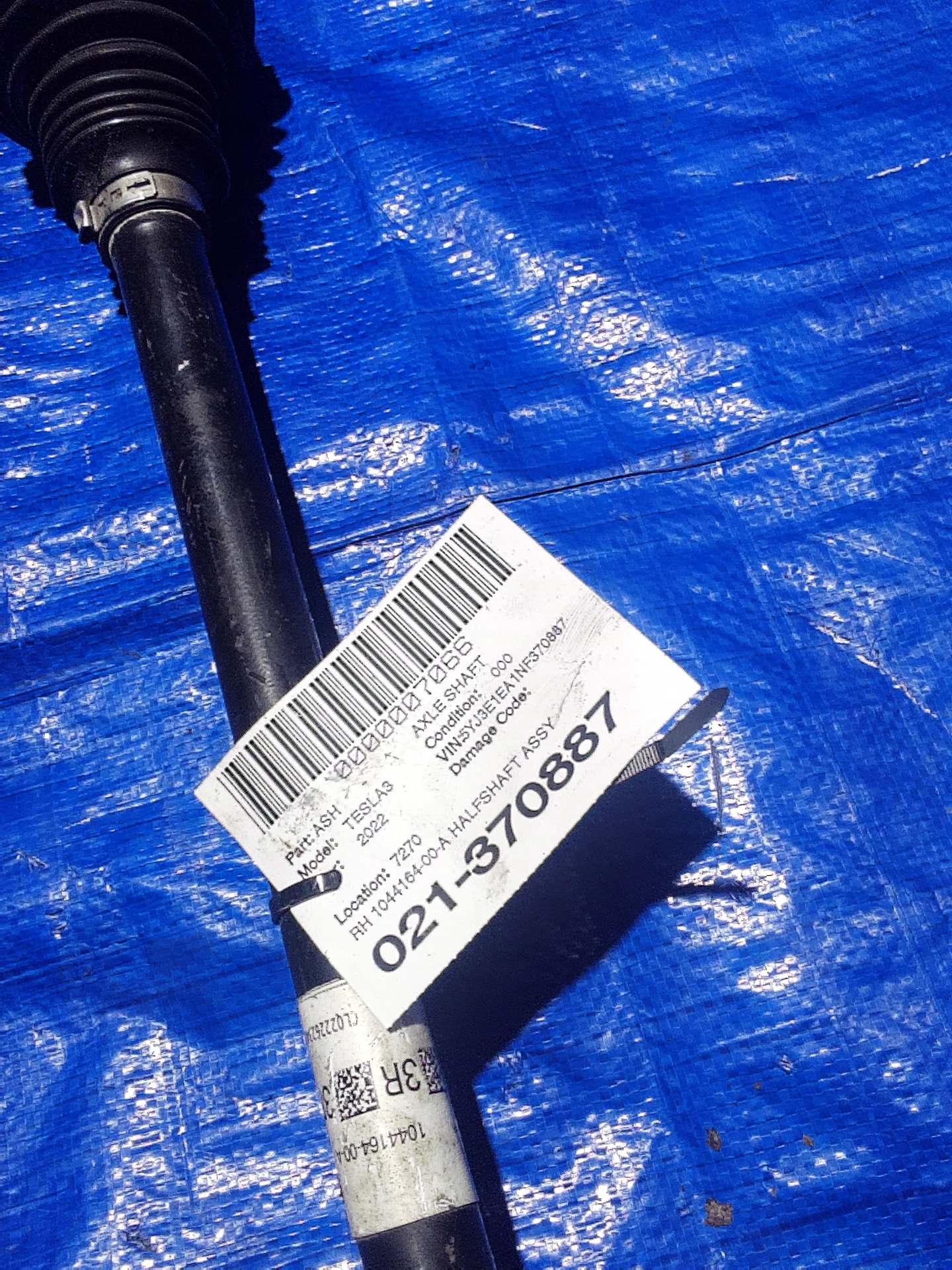 Rh Halfshaft Assy Rear · 2