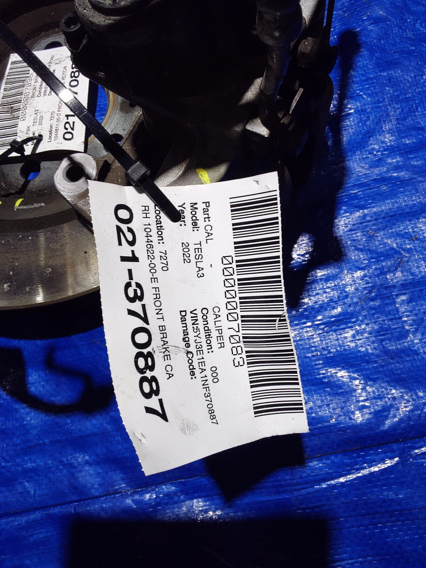Rh Front Brake Caliper -right Hand · 2