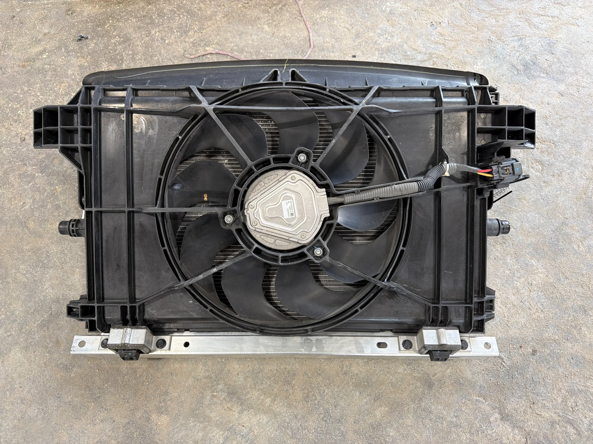 Radiator Fan Shutter Complete Assy · 2