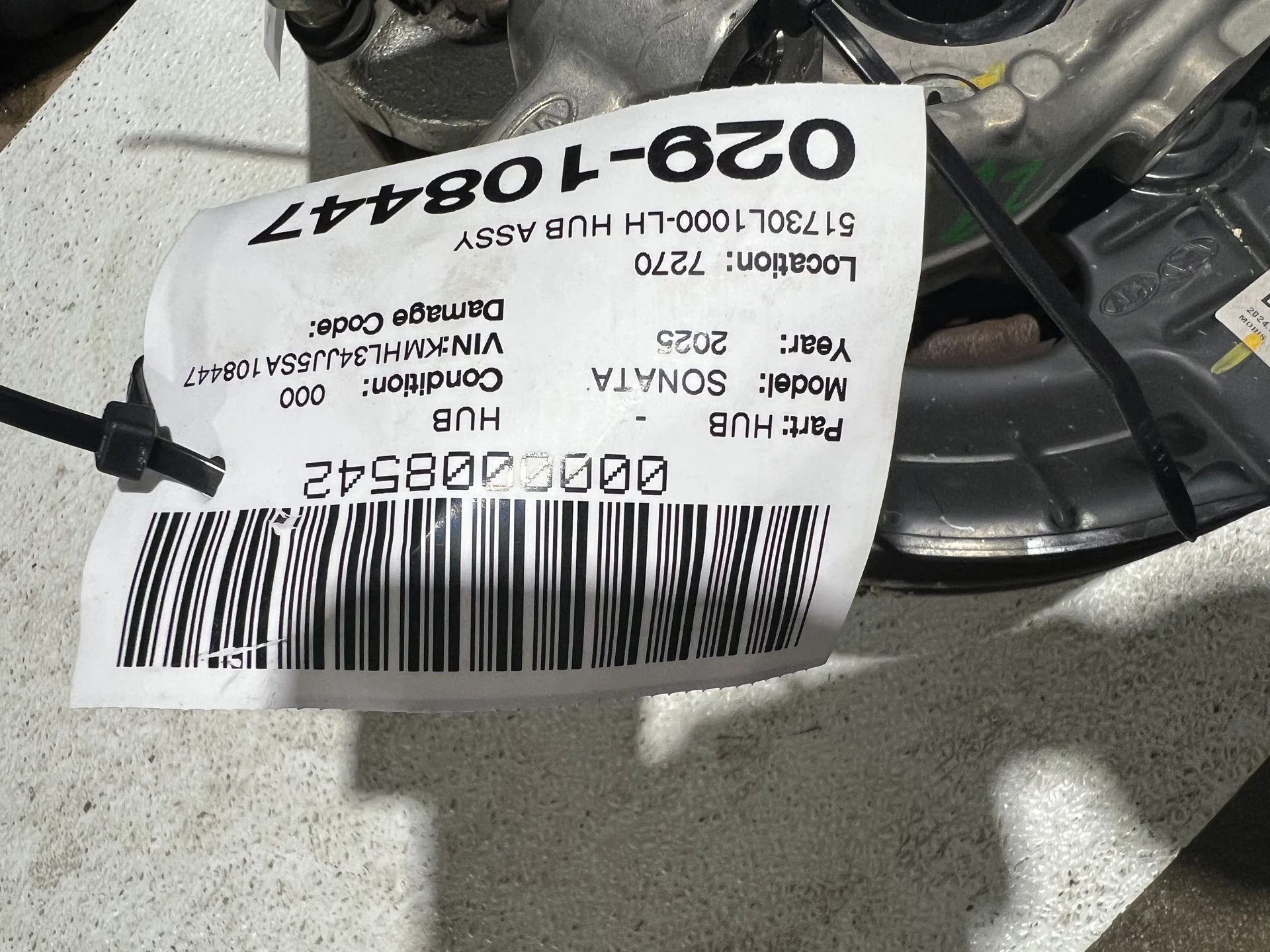 Lh Hub Assy · 2
