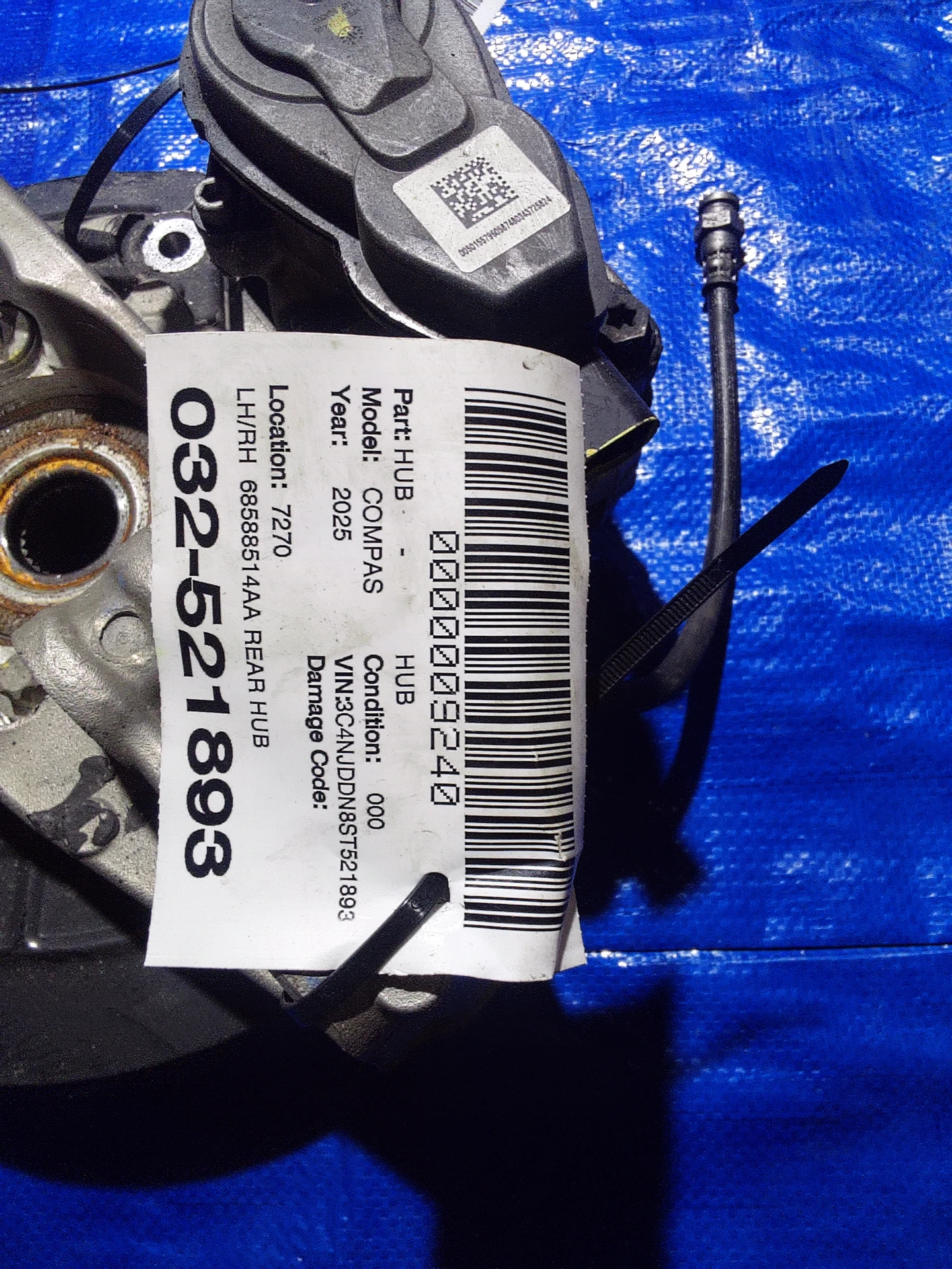Lh/rh Rear Hub · 2