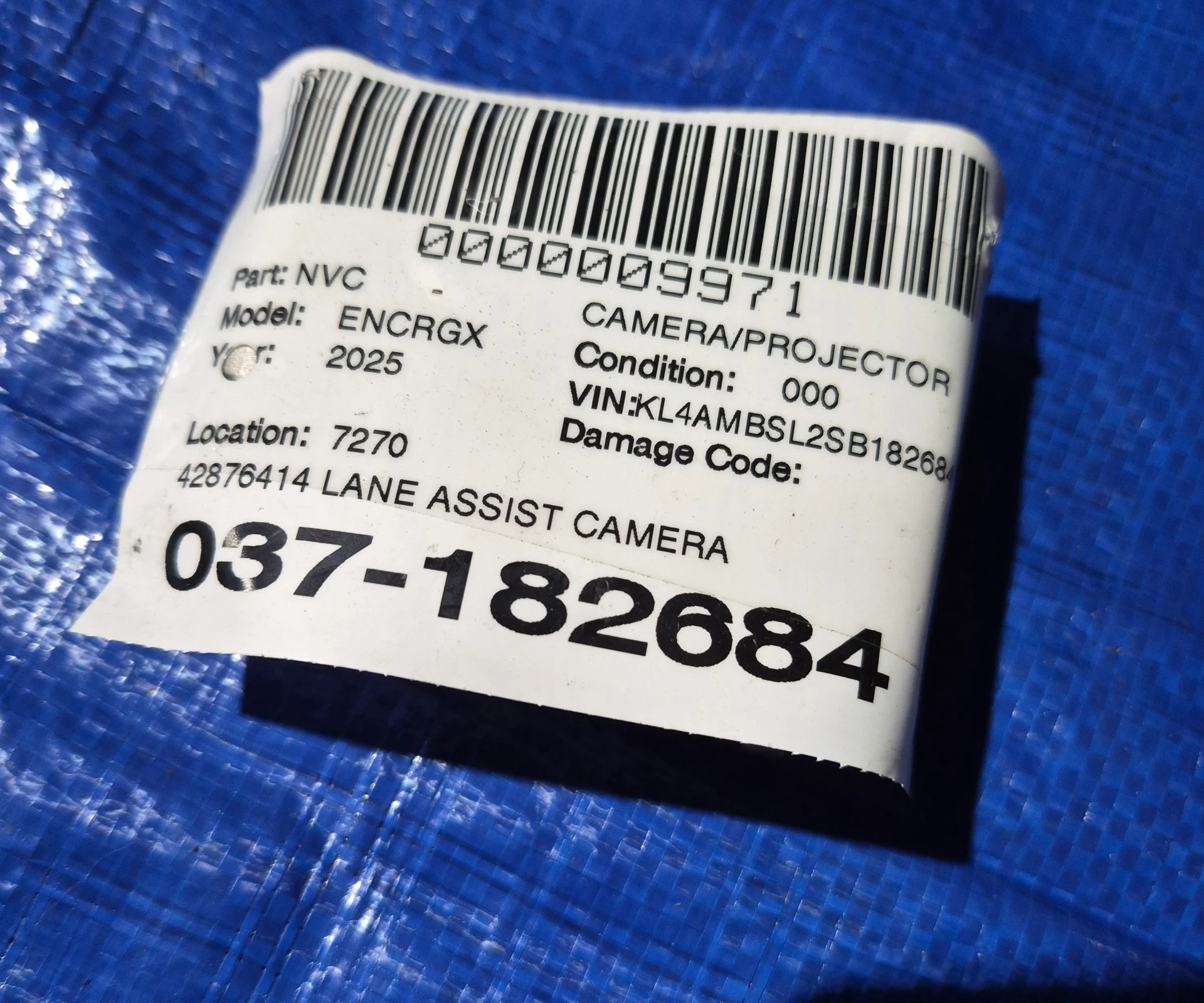 Lane Assist Camera · 2